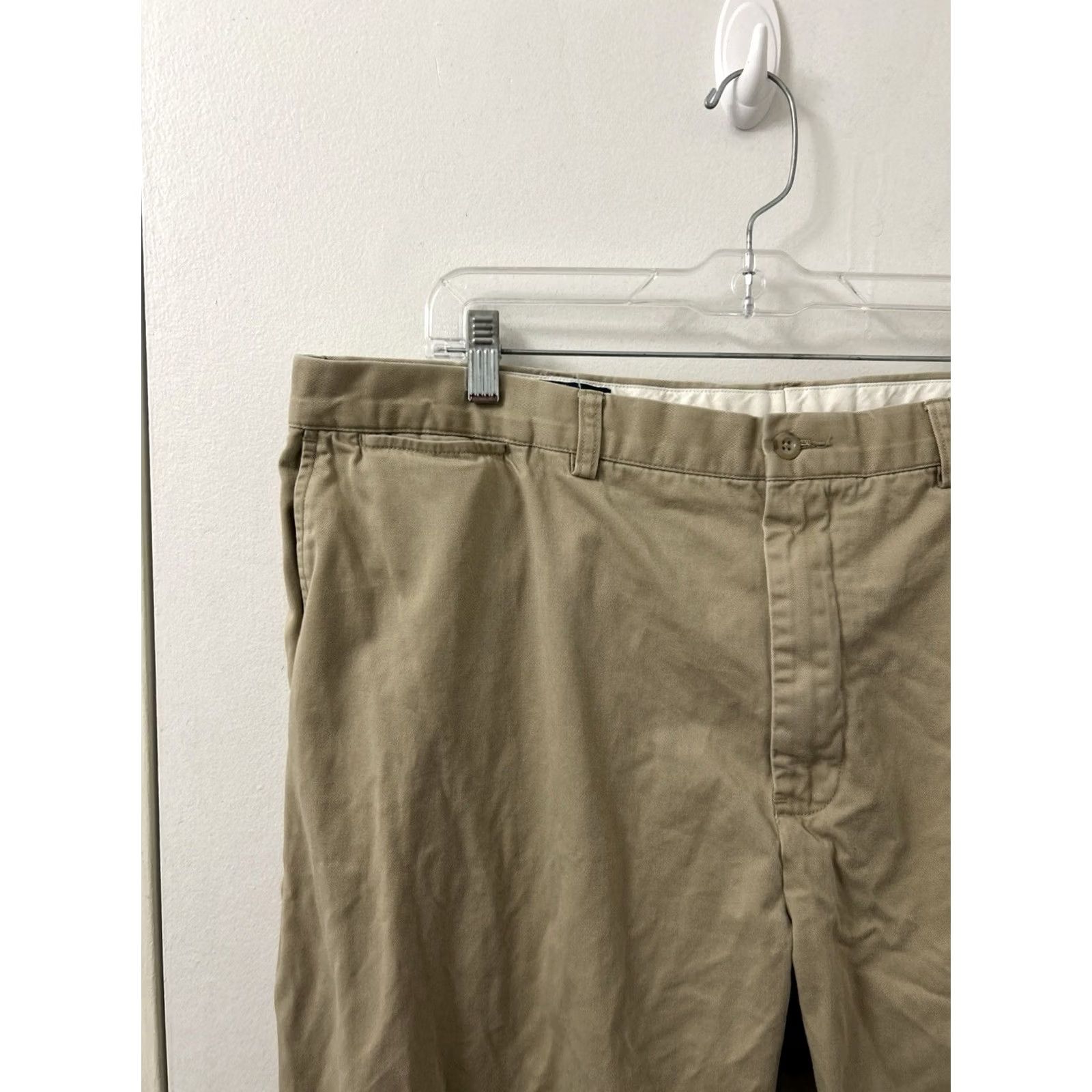 Polo Ralph Lauren VINTAGE Polo Ralph Lauren Chino Pants Mens Sz 44x34 Tan YKK Classic Fit Trousers Size US XXL / EU 58 / 5 - 4 Thumbnail