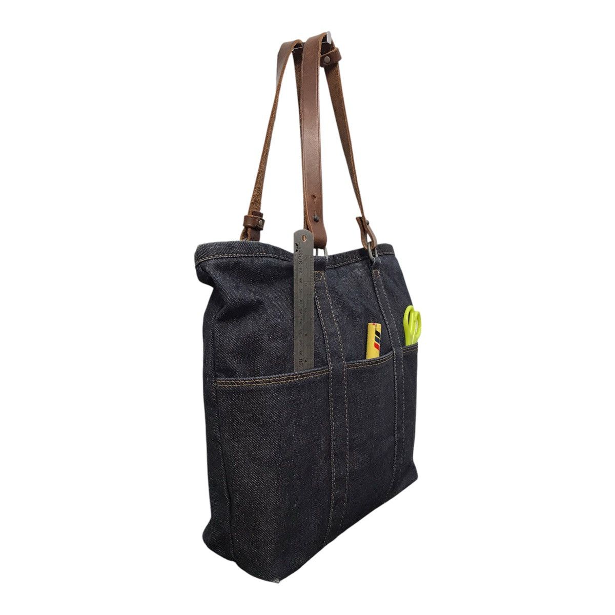Hysteric Glamour × If Six Was Nine × Japanese Brand Denim Indigo Tote Bag Size ONE SIZE - 4 Thumbnail