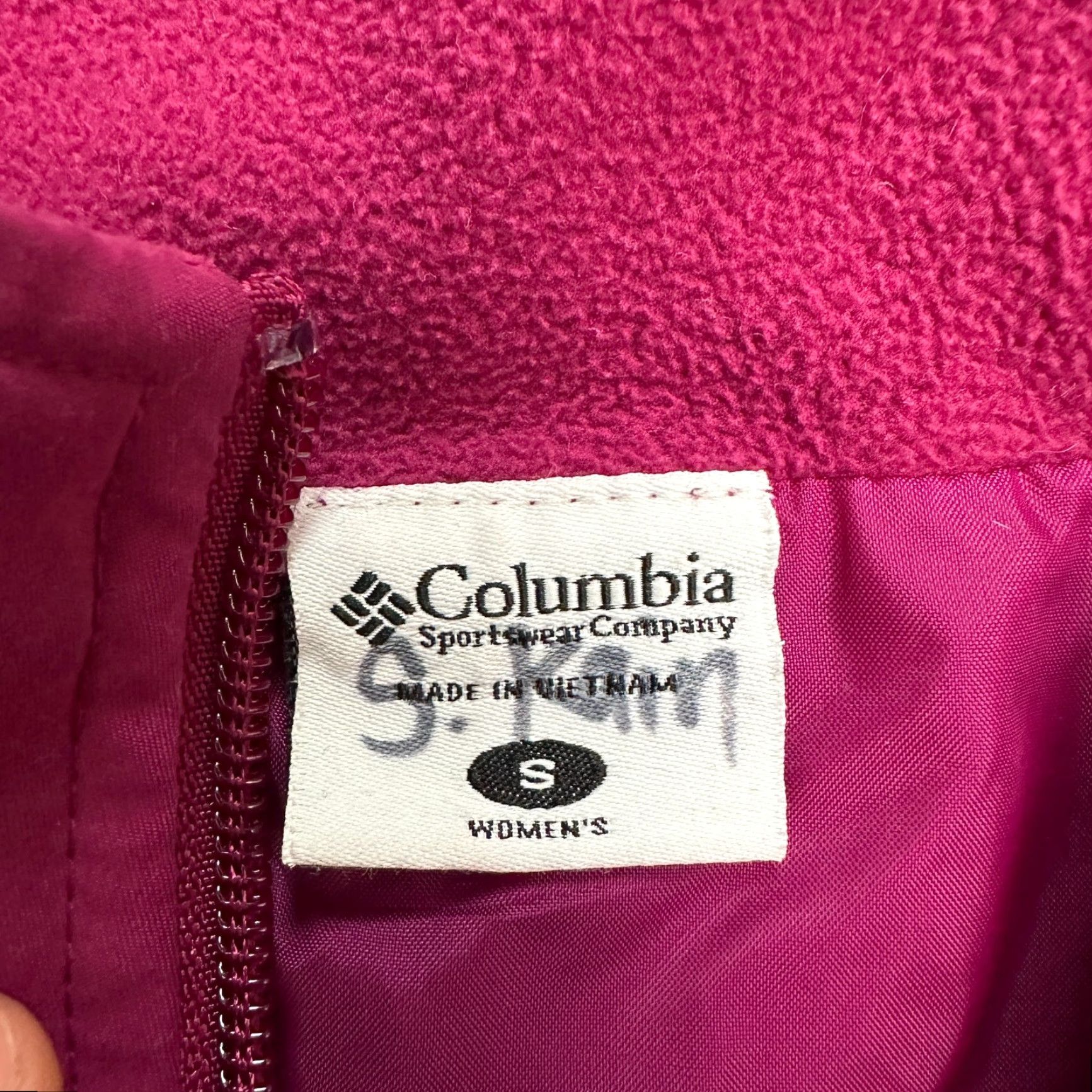Vintage Columbia Vest Womens Small Red Full Zip High Neck Outdoor Hiking Size S / US 4 / IT 40 - 5 Thumbnail