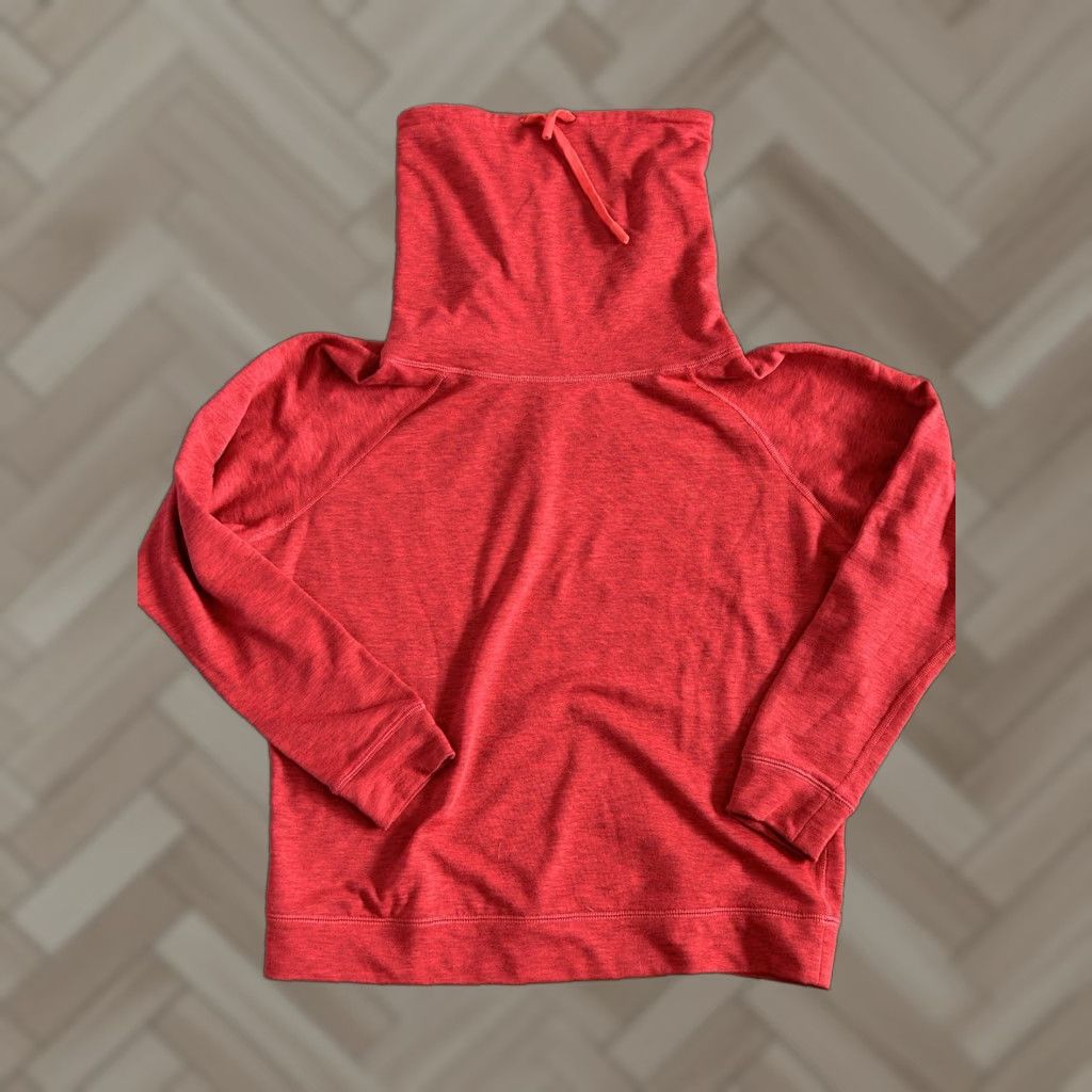Nike Nike Women's Obsessed Infinity Cowl Mock Neck Sweater Red L Sweatshirt Pullover Logo Size L / US 10 / IT 46 - 1 Thumbnail