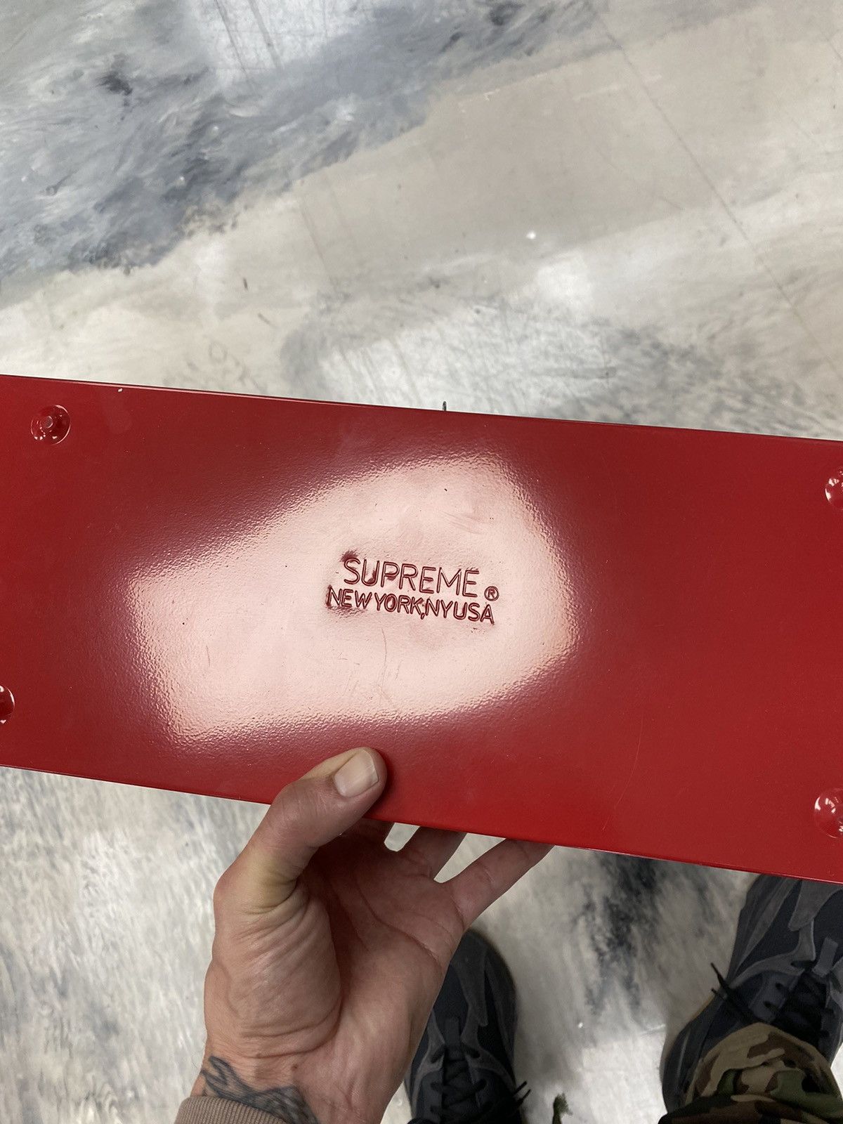 Supreme Supreme metal tool box red 2014 box logo authentic Size ONE SIZE - 4 Thumbnail