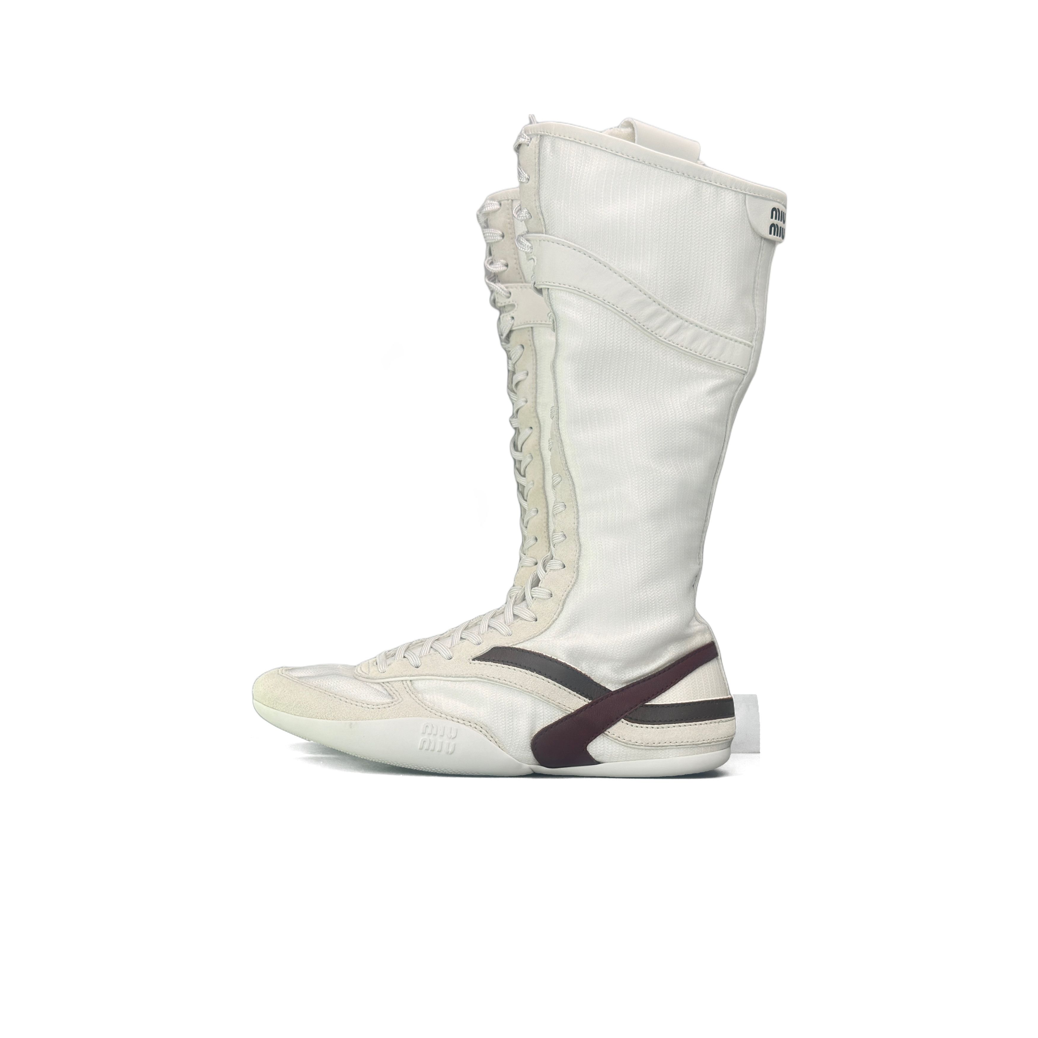 Miu Miu Miu Miu Technical Fabric High-Top Boots Size 37 Size US 7 / IT 37 - 1 Thumbnail