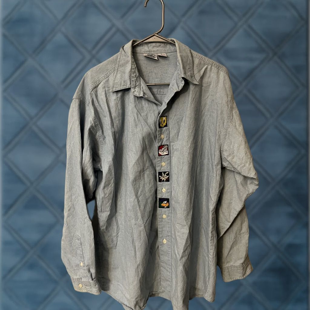 Vintage Acme Clothing Co. Long Sleeve Button Up Adult Large Embroidery Denim Fall Size US L / EU 52-54 / 3 - 1 Thumbnail