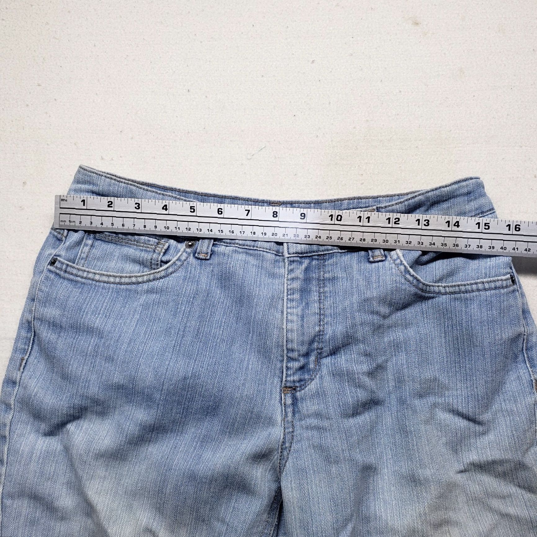 Jones New York VINTAGE Jones New York Jeans Women's Ankle Pants 8 Light Wash Denim Slimming Casual Size 30" / US 8 / IT 44 - 5 Thumbnail