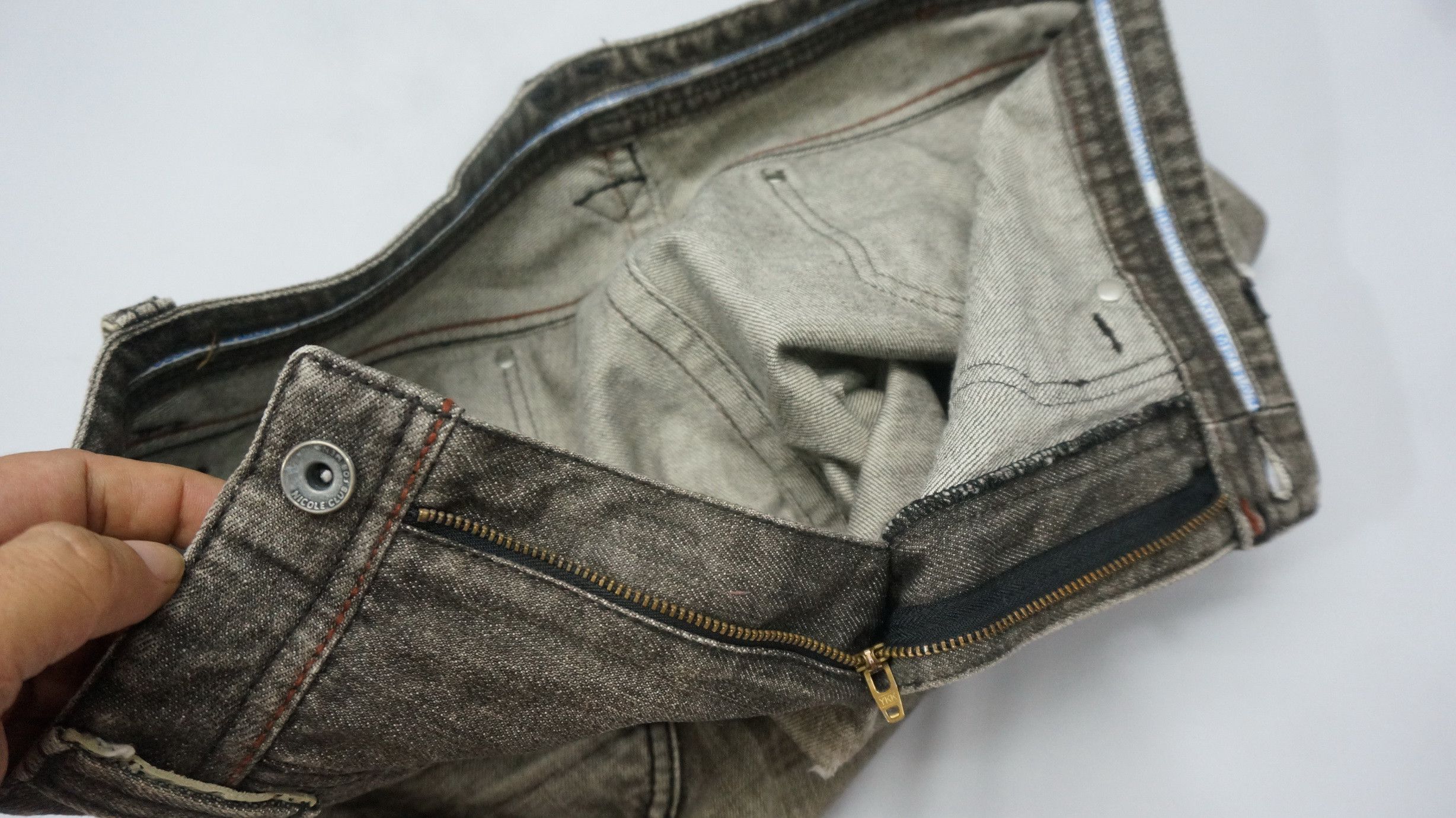 Nicole Club Vintage NICOLE CLUB FOR MEN Distressed Denim Size US 33 - 14 Thumbnail