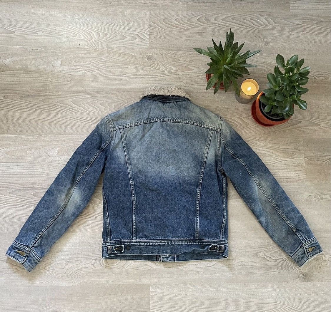Lee × Vintage Lee Sherpa Lined Denim Vintage Jacket Size US L / EU 52-54 / 3 - 4 Thumbnail