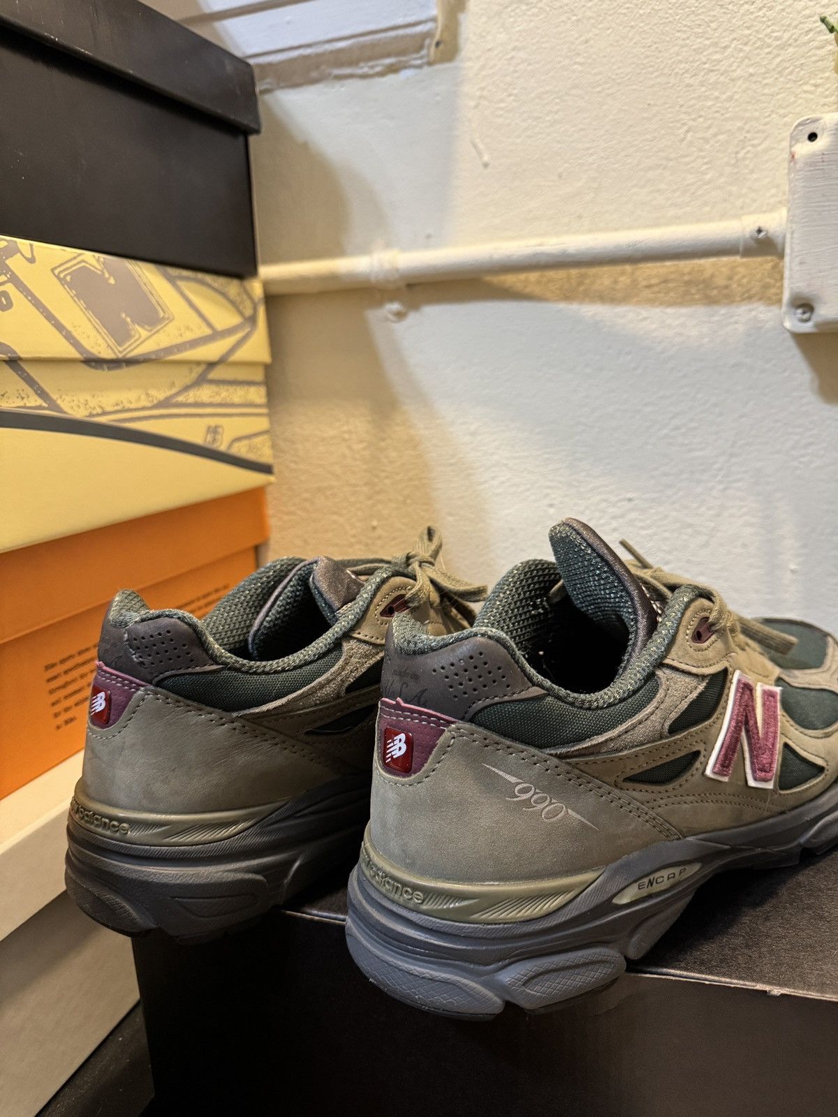 Aime Leon Dore × New Balance Aime Leon Dore x New Balance 990v3 Brown Size US 10 / EU 43 - 6 Thumbnail