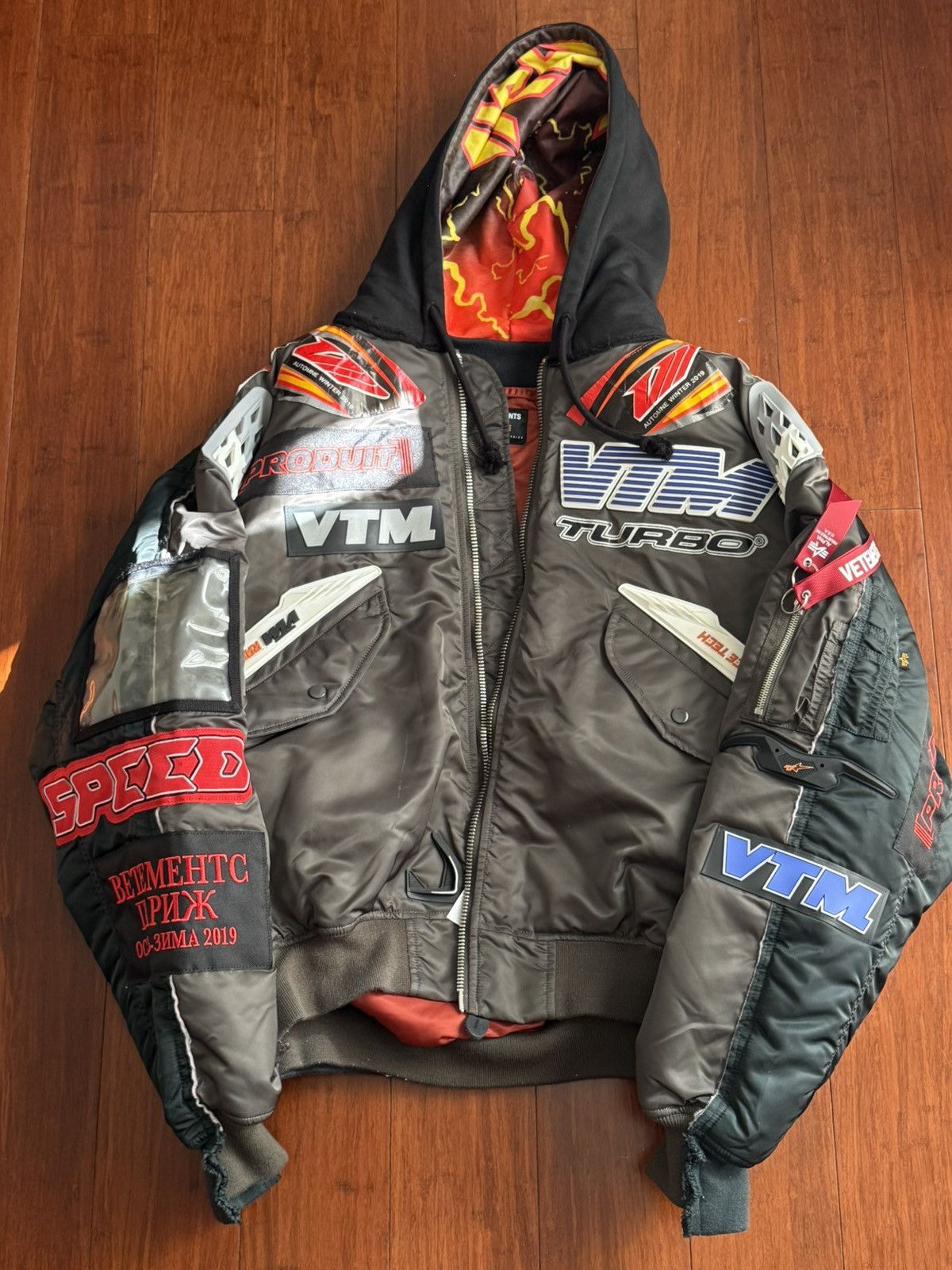 Alpha Industries × Vetements Vehement x Alpha Industries Camo