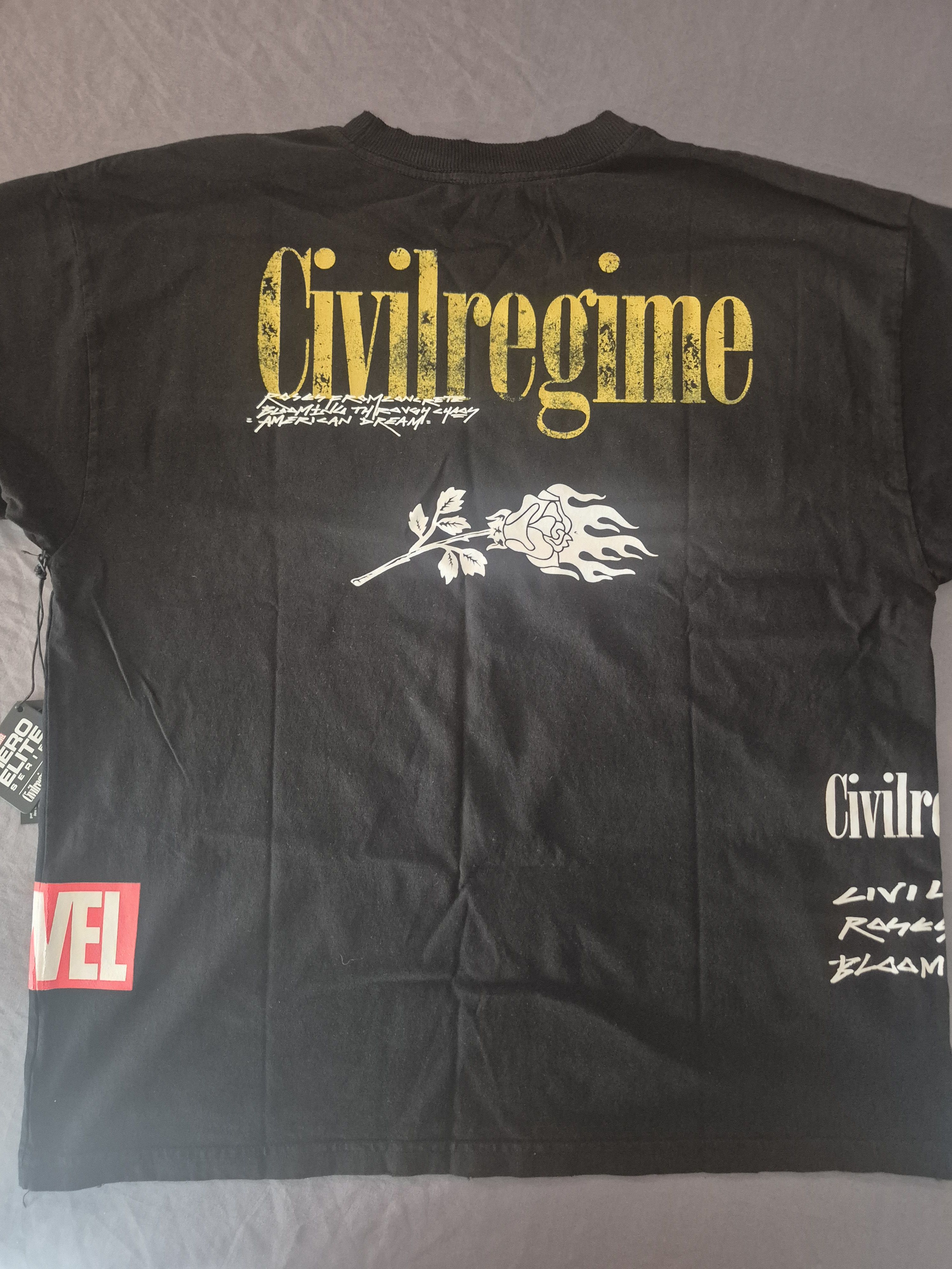 Civil Regime × Marvel Comics Civil Regime x Marvel Black Panther Tee Size Medium BNWT Size US M / EU 48-50 / 2 - 6 Thumbnail