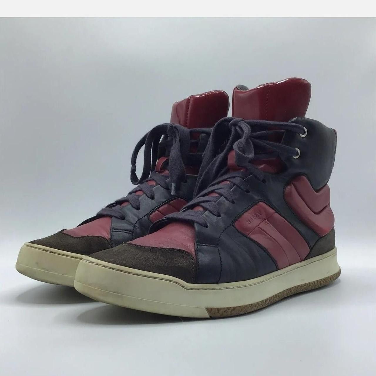 Size 10.5 / 43.5 Bally Used Vintage 'Odar' Style Hi Top