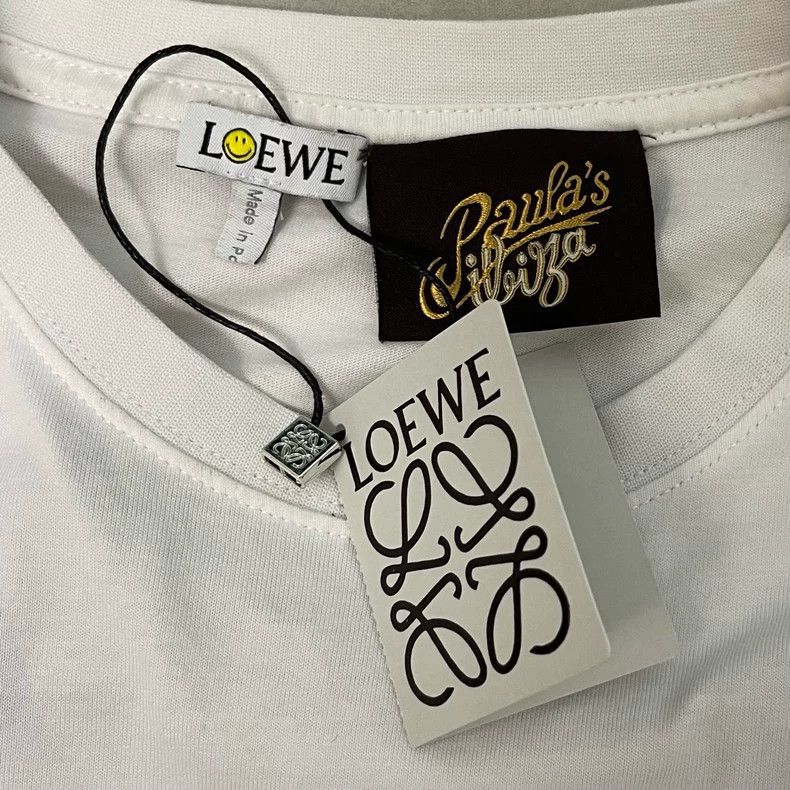 Loewe loewe White smiling face logo short sleeve 2506-Nextarrow Size US S / EU 44-46 / 1 - 6 Thumbnail