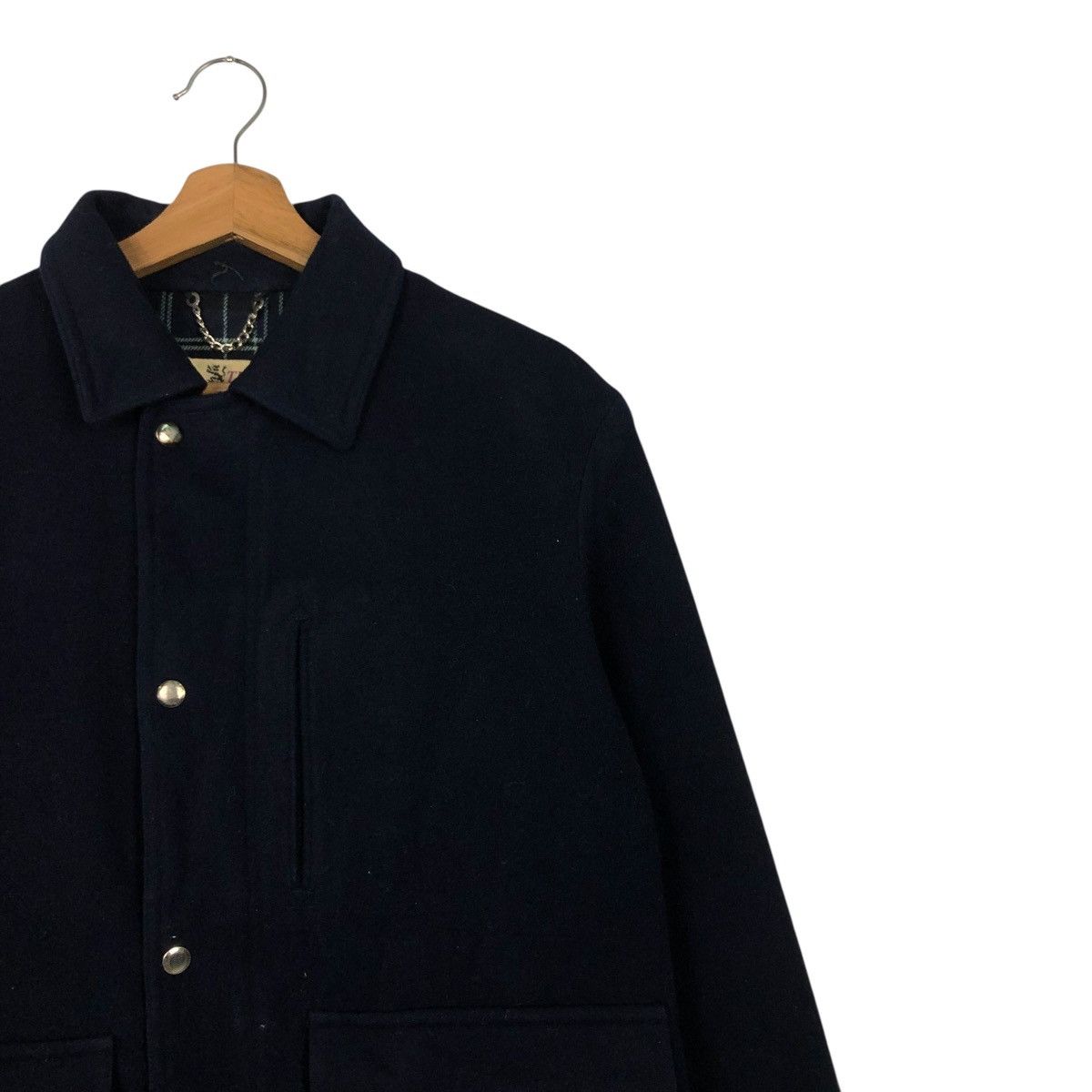 Japanese Brand WOOL HUNTING BLANKET JACKET TARTAN SCOTCH HOUSE ISSEY MIYAKE Size US S / EU 44-46 / 1 - 9 Thumbnail
