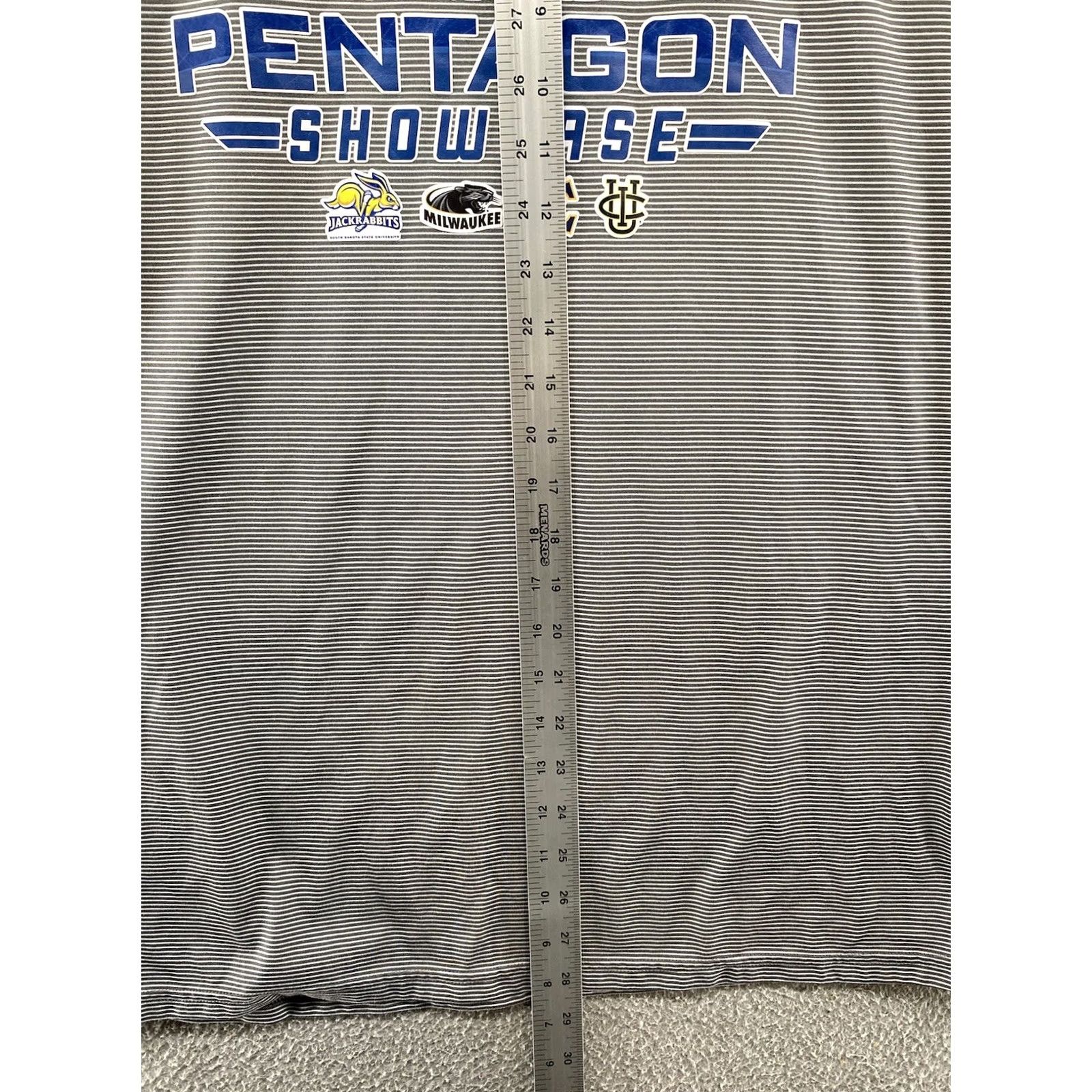 Under Armour Under Armour Mens Gray SANFORD PENTAGON Basketball Shirt Size L SS Athletic HeatGear Shirt Mens Baseball Sports Shirt Size US L / EU 52-54 / 3 - 6 Thumbnail