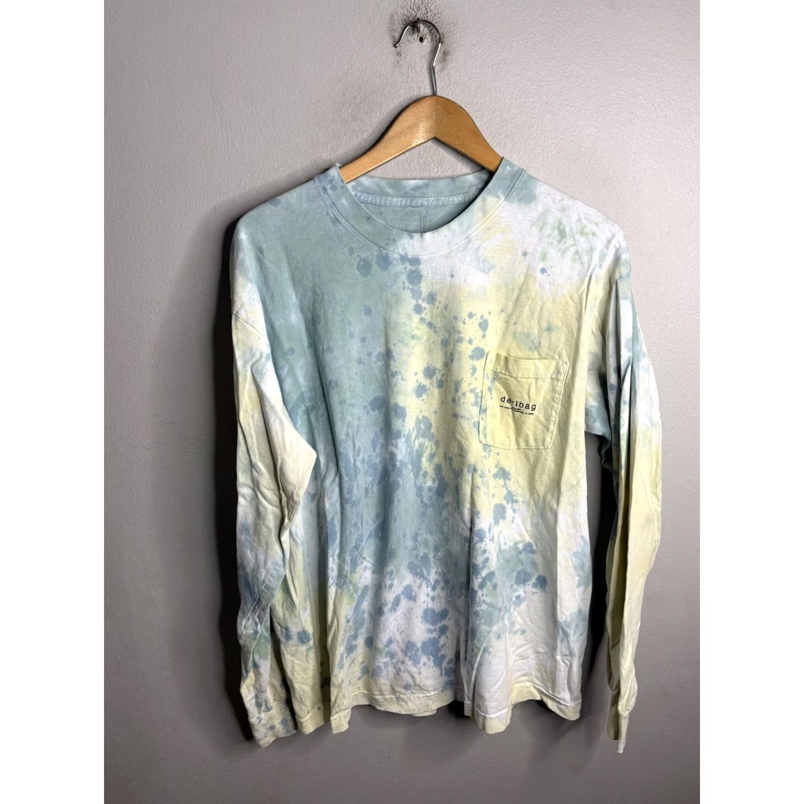 Dertbag DERTBAG Shirt Mens Large Multicolor Tie Dye Long Sleeve Pocket Atelier Logo Size US L / EU 52-54 / 3 - 3 Thumbnail