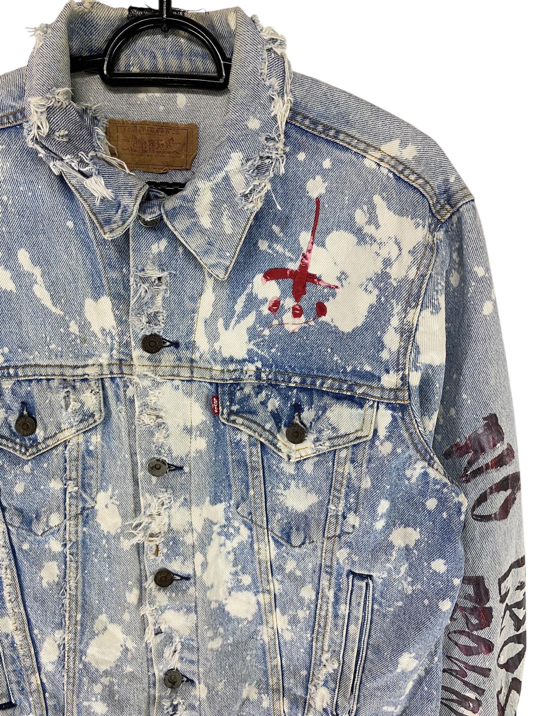 Designer CTLS very special only one rework vintage levis jacket Size US M / EU 48-50 / 2 - 4 Thumbnail