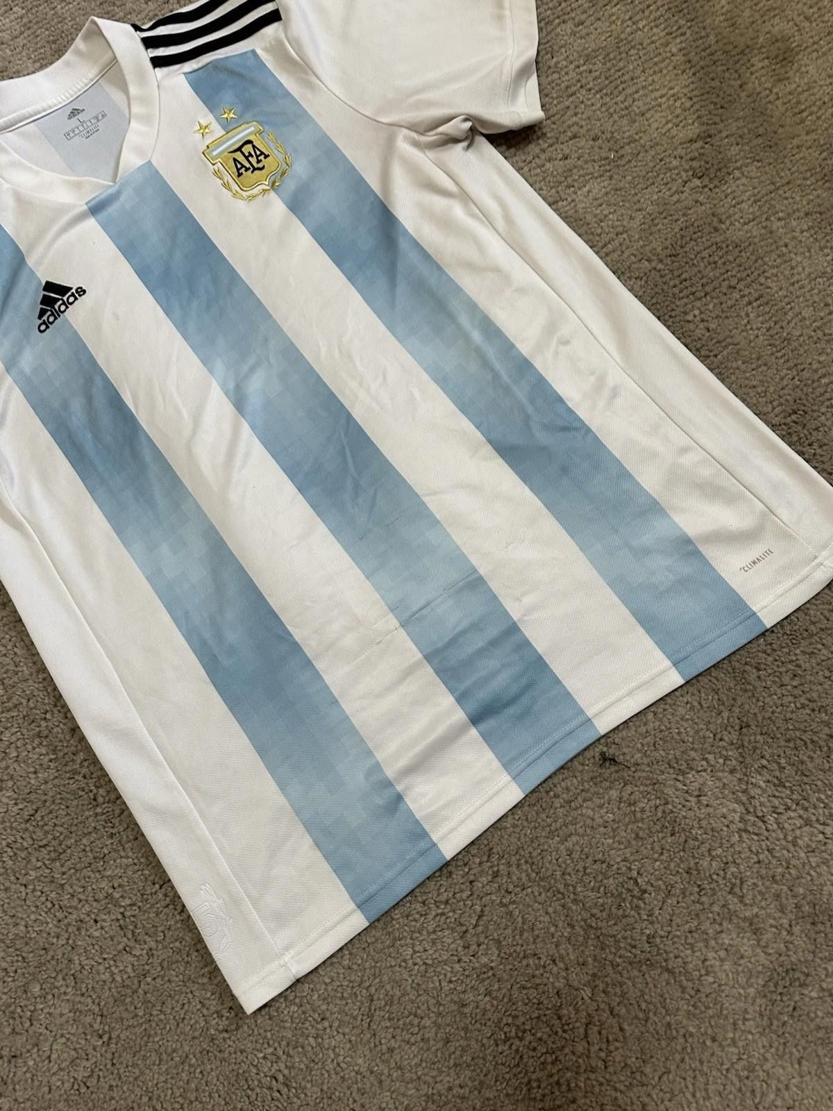 Adidas Adidas Argentina 2017/18 Football Shirt Soccer Jersey S Size US L / EU 52-54 / 3 - 2 Thumbnail