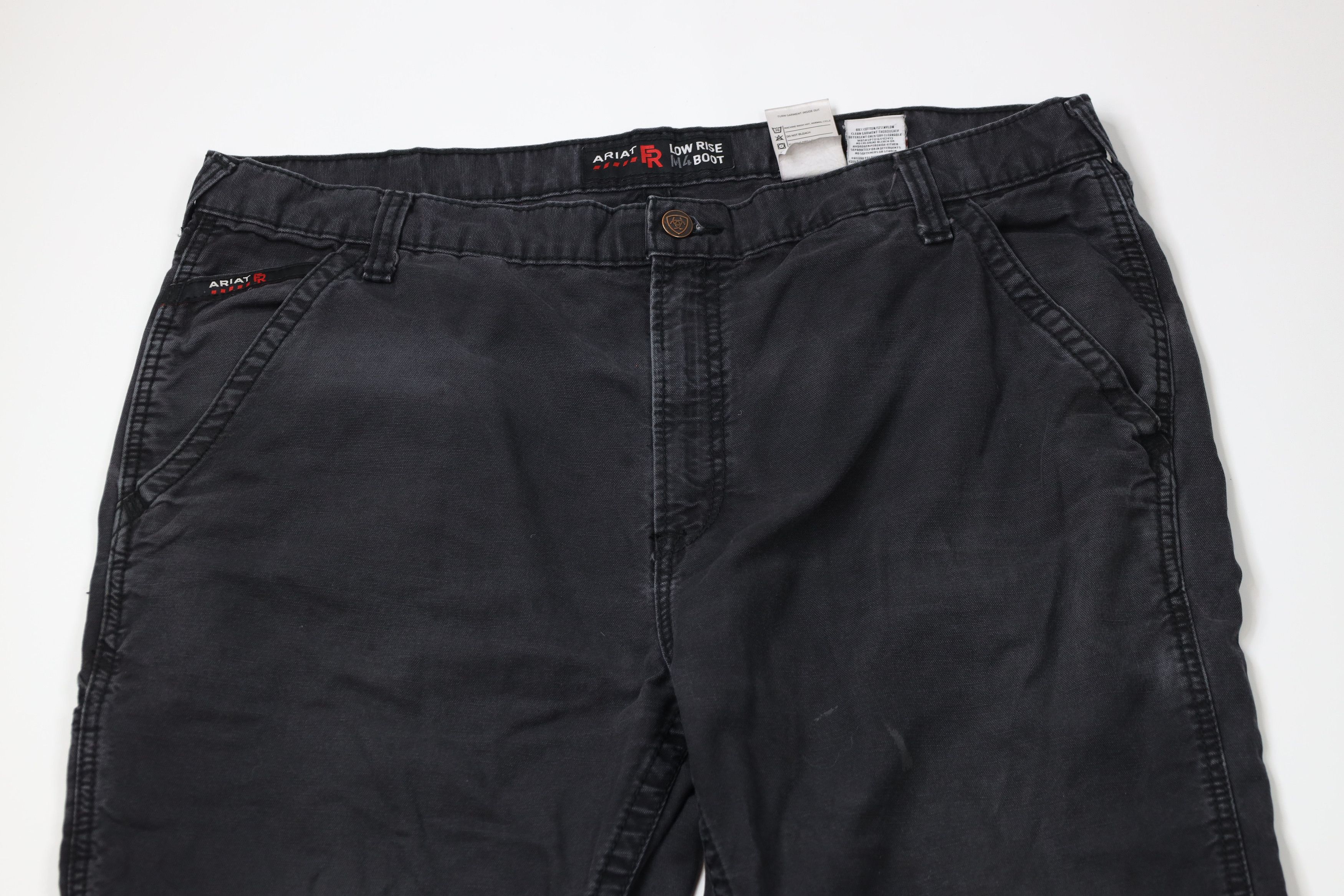 Ariat × Vintage Ariat FR Fire Flame Resistant Low Rise M4 Boot Cut Jeans Size US 42 / EU 58 - 2 Thumbnail
