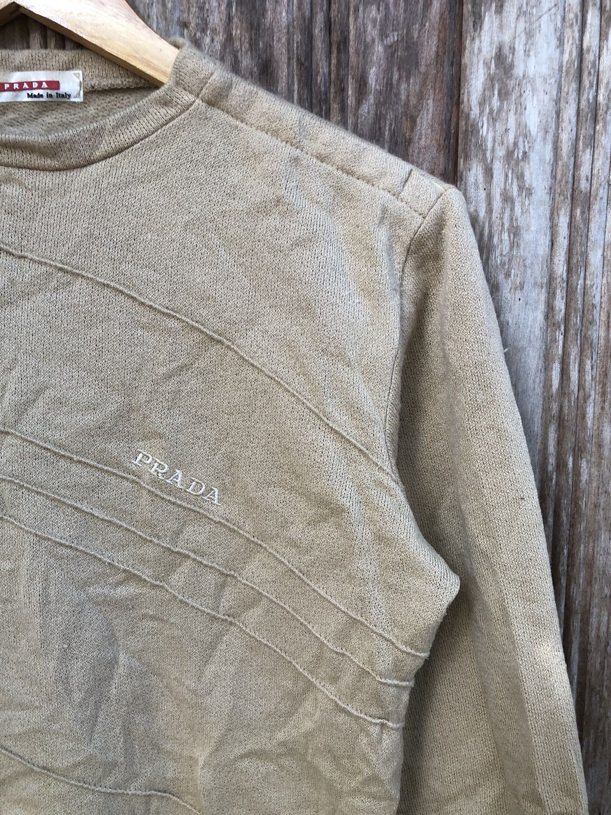 Prada × Vintage Vintage Prada Longsleeve Tee Size M / US 6-8 / IT 42-44 - 4 Thumbnail