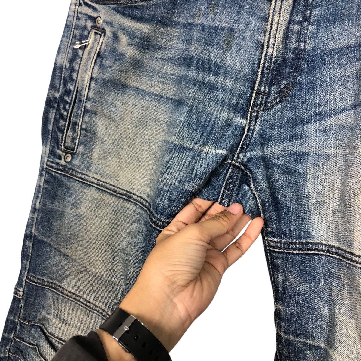 Japanese Brand 📌Vintage Denim Pants Biker Rupert Japan Size US 32 / EU 48 - 18 Thumbnail
