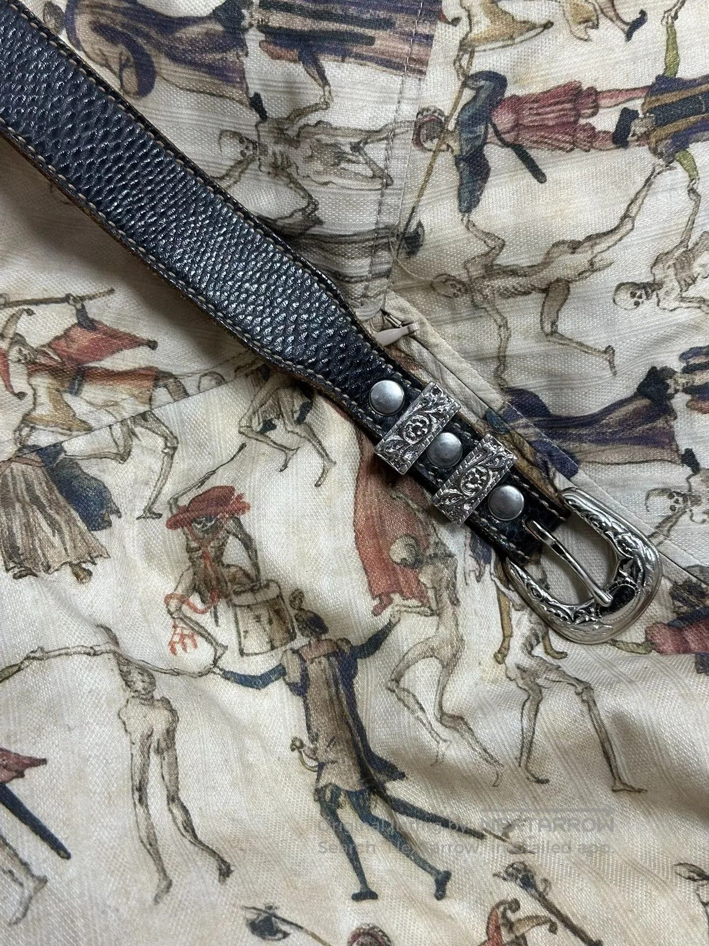 Comme des Garcons Comme des Garcons Decorative Leather Belt. Size ONE SIZE - 3 Thumbnail