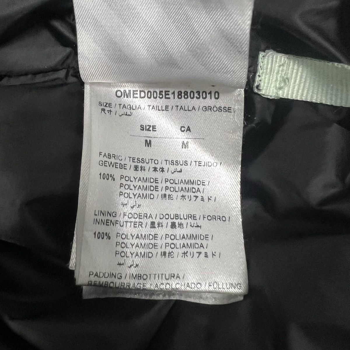 Off-White OFF-WHITE TECHNICAL FABRIC DOWN JACKET Size US M / EU 48-50 / 2 - 8 Thumbnail
