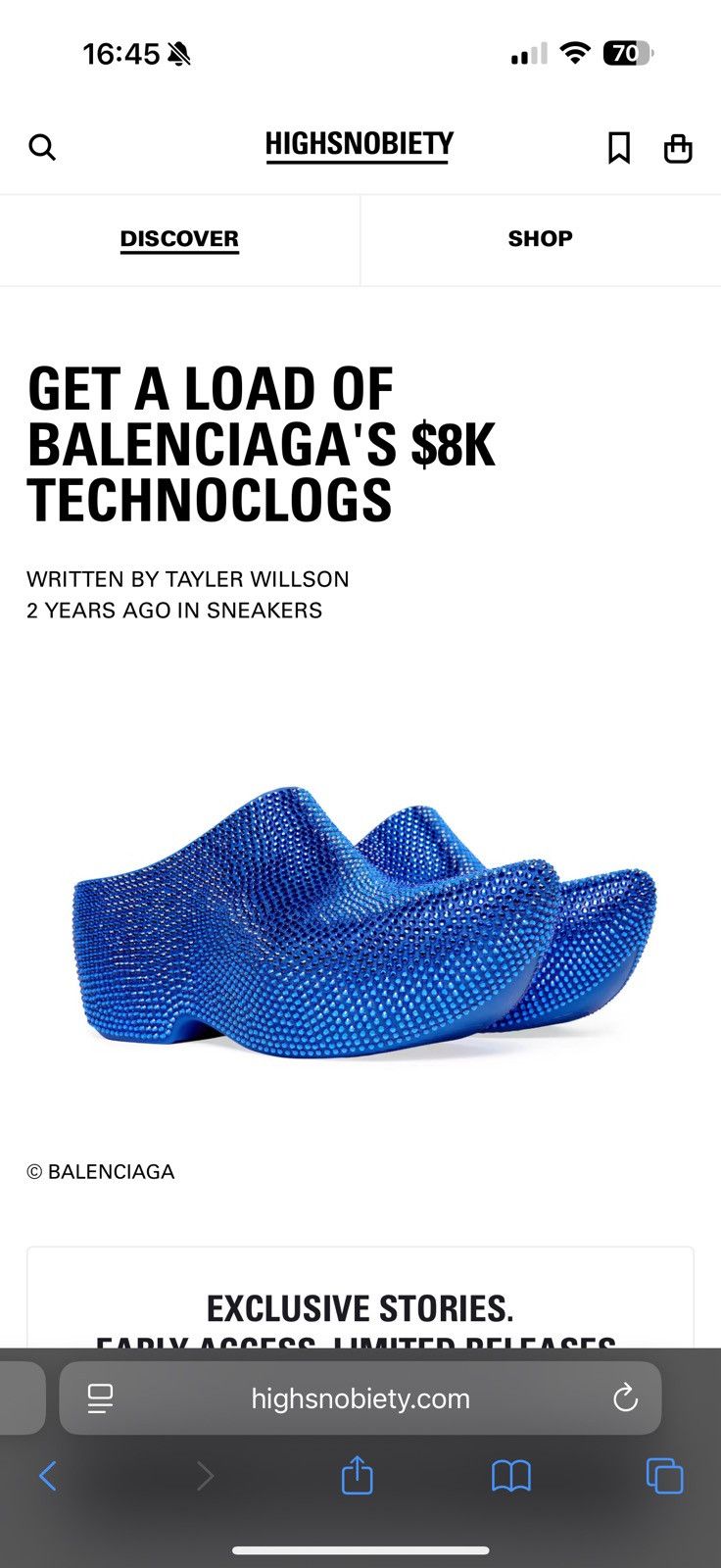 Balenciaga BALENCIAGA TECHNOCLOG Size US 12 / EU 45 - 7 Thumbnail