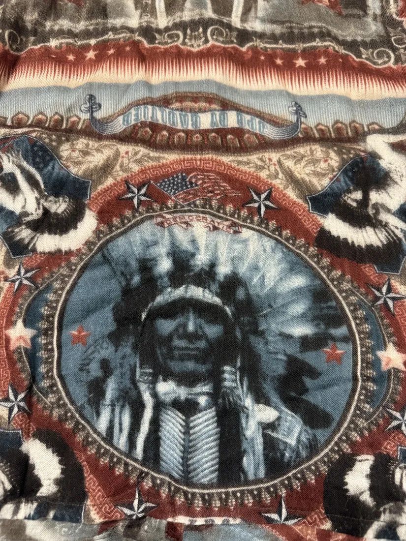 Jean Paul Gaultier × Vintage 1990s Jean Paul Gaultier Native American Indian Contemporary Shirt Size XS / US 0-2 / IT 36-38 - 9 Thumbnail