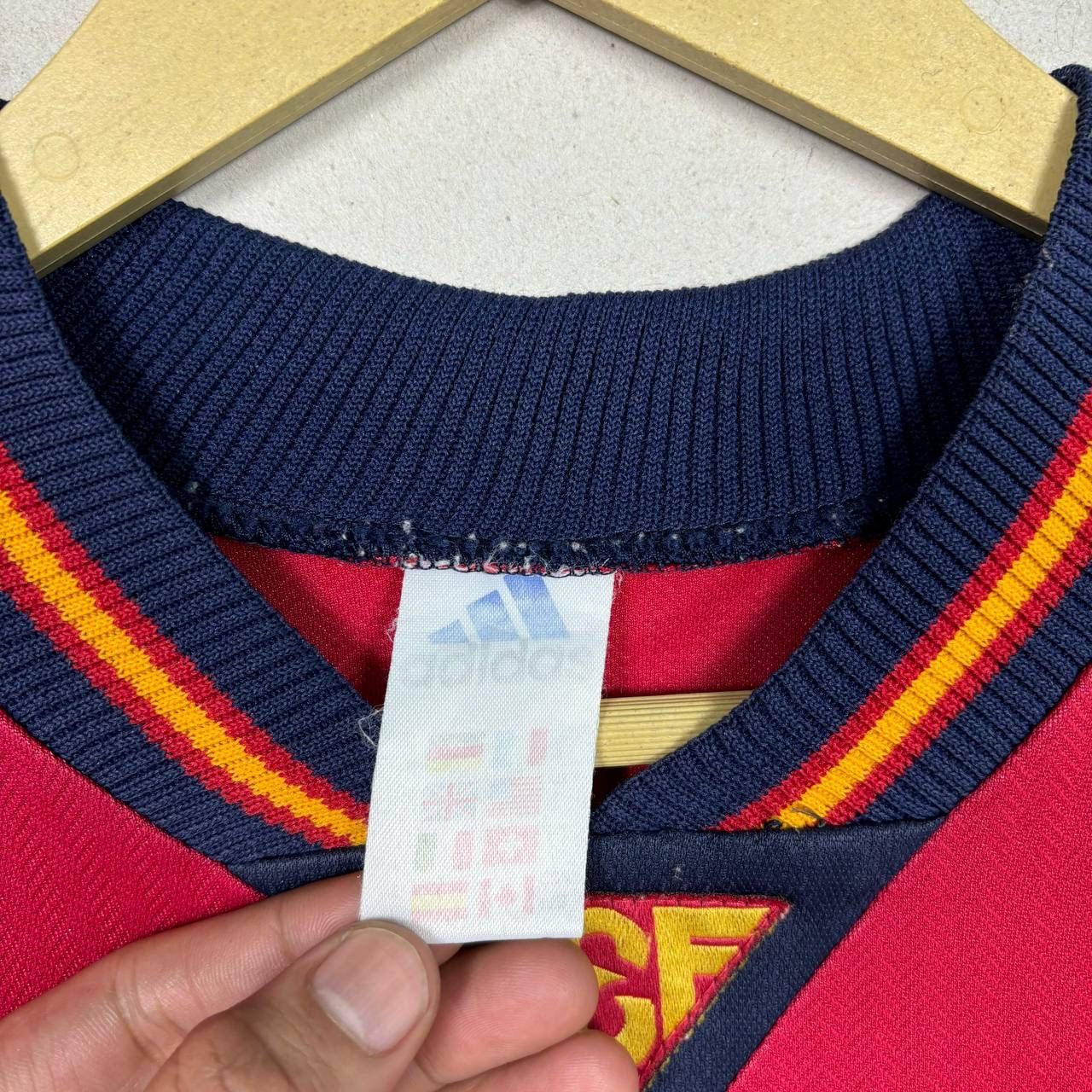 Adidas Vintage 98/99 Spain World Cup Adidas Jersey Home Red Large Size US L / EU 52-54 / 3 - 5 Thumbnail