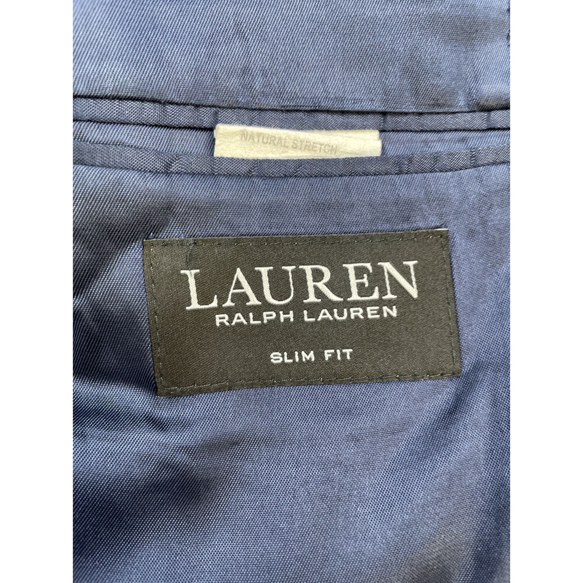 Ralph Lauren Ralph Lauren Black Label Lord & Taylor Blue Suit Jacket/Blaz Size 44L - 5 Thumbnail