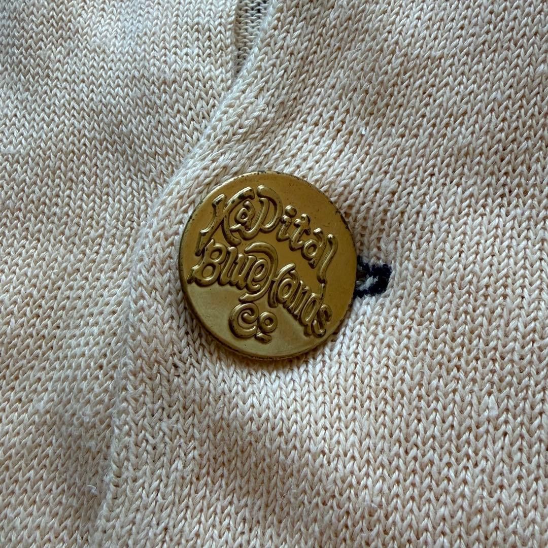 Kapital Kapital Linen Gold Button Cardigan Size US L / EU 52-54 / 3 - 5 Thumbnail
