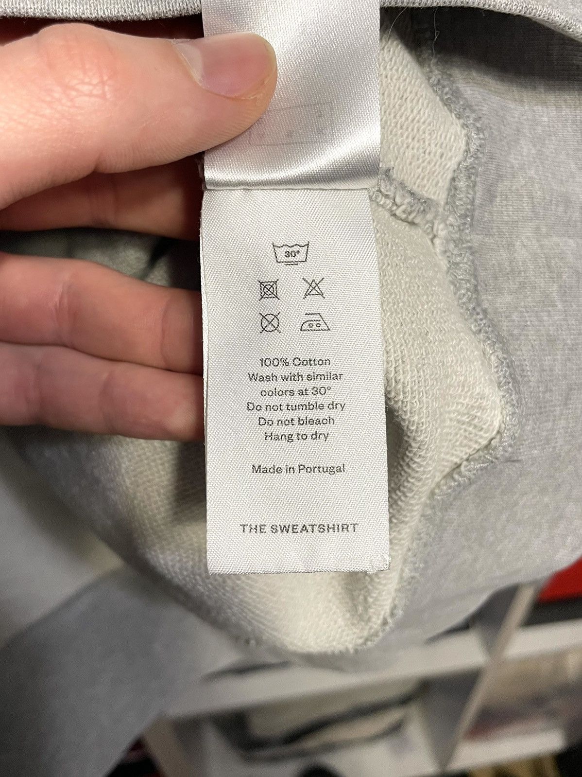 Asket Asket Basic Cotton Sweatshirt Crewneck Size M Gray Size US M / EU 48-50 / 2 - 5 Thumbnail