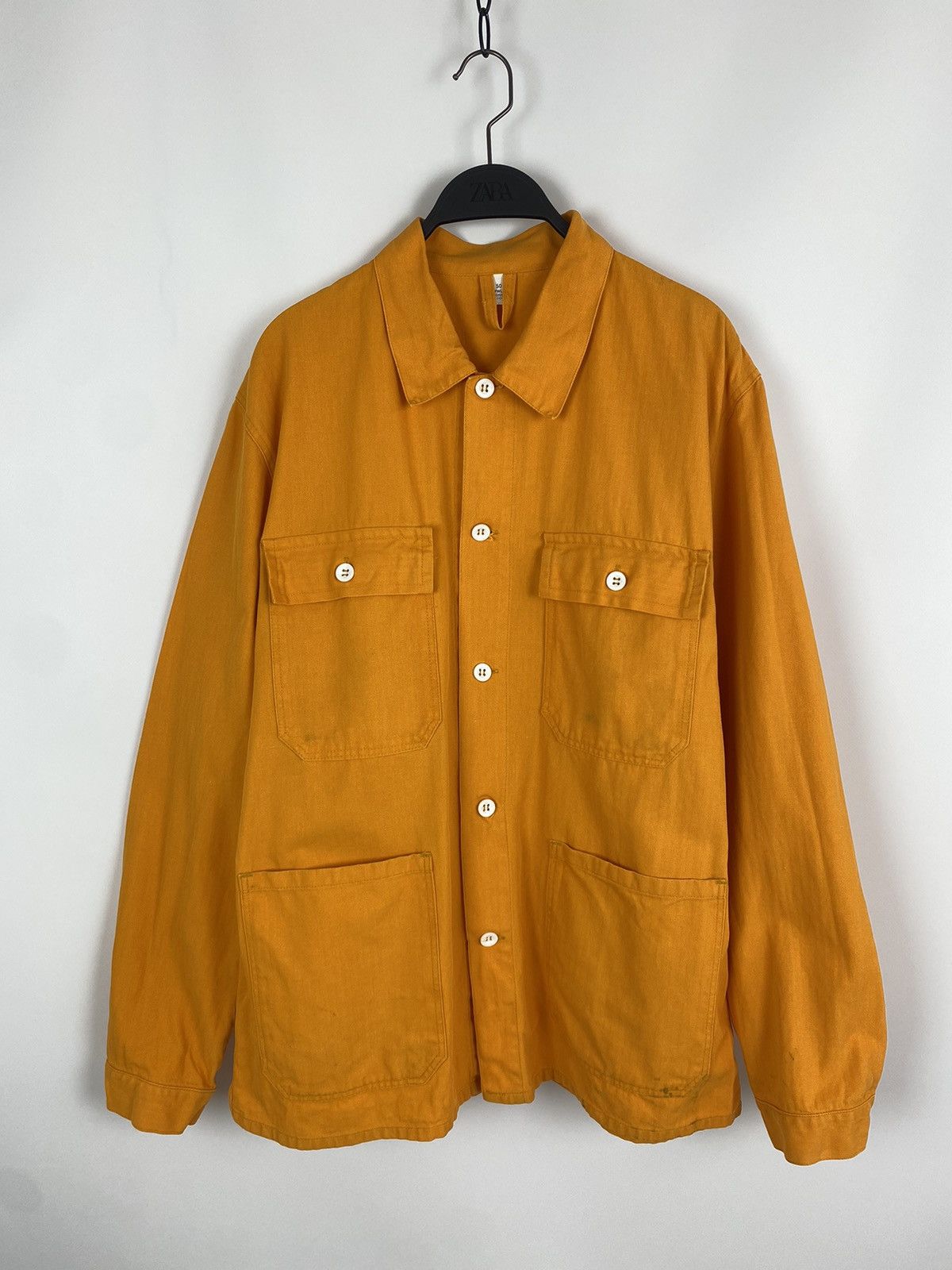 Vintage 1990’s Vintage Railway HBT Sanfor Work Chore Jacket Size US M / EU 48-50 / 2 - 1 Thumbnail
