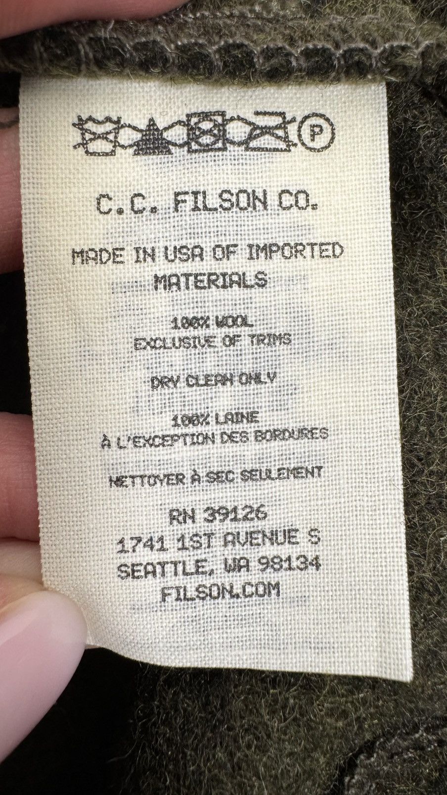 Filson FILSON GARMENT wool jacket Size US XL / EU 56 / 4 - 11 Thumbnail