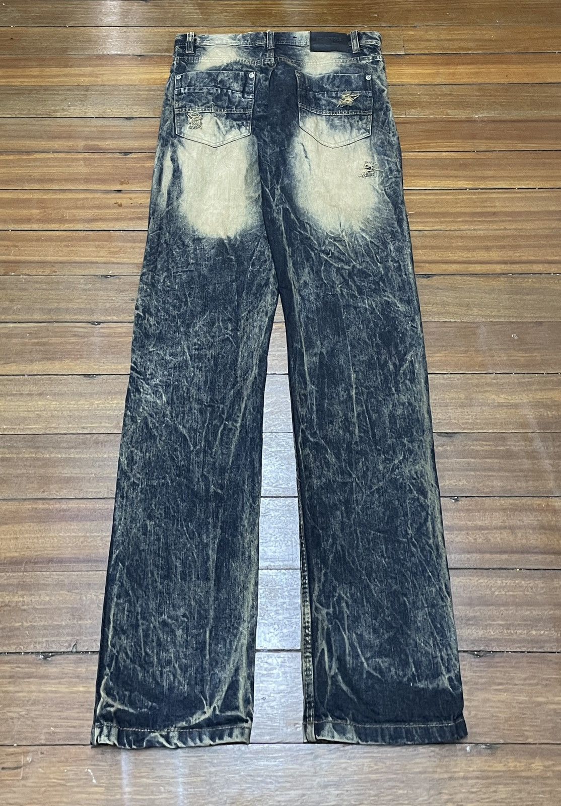 Southpole Rare Design Vintage Brand South Pole Distressed Jeans 2000s Size US 34 / EU 50 - 2 Thumbnail