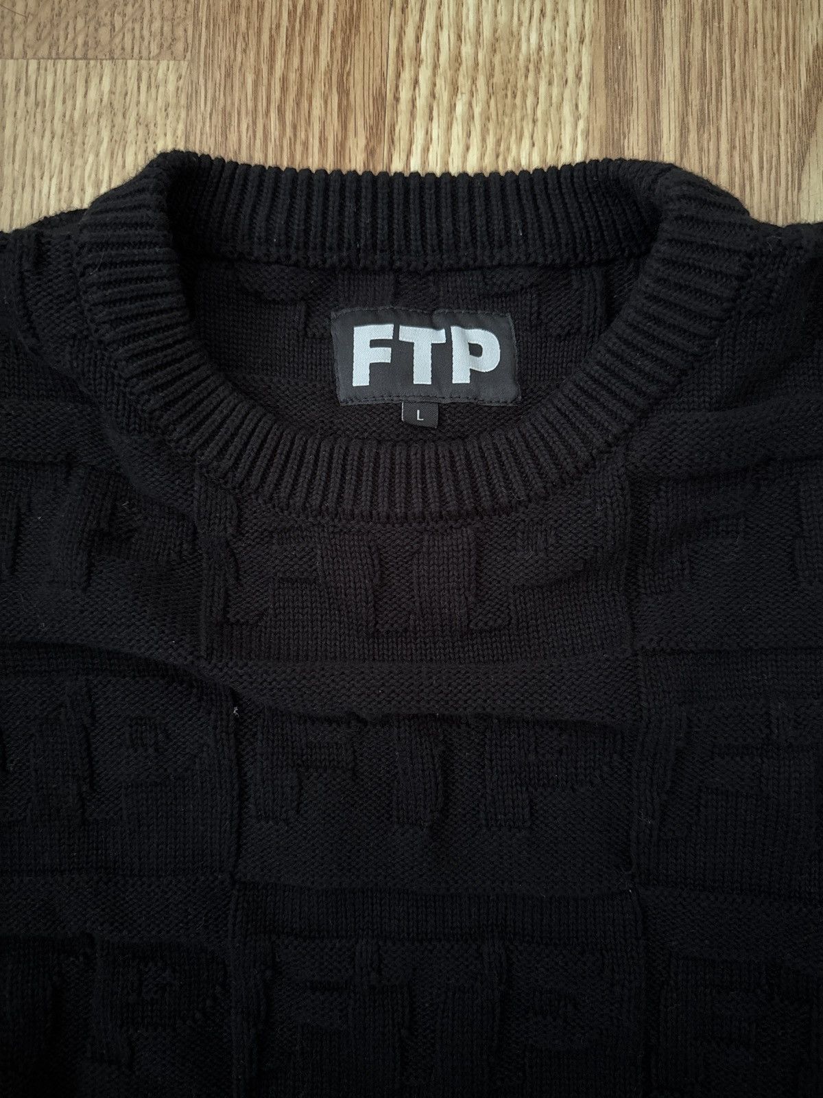 Fuck The Population Repeat Logo Knit Size US L / EU 52-54 / 3 - 2 Thumbnail