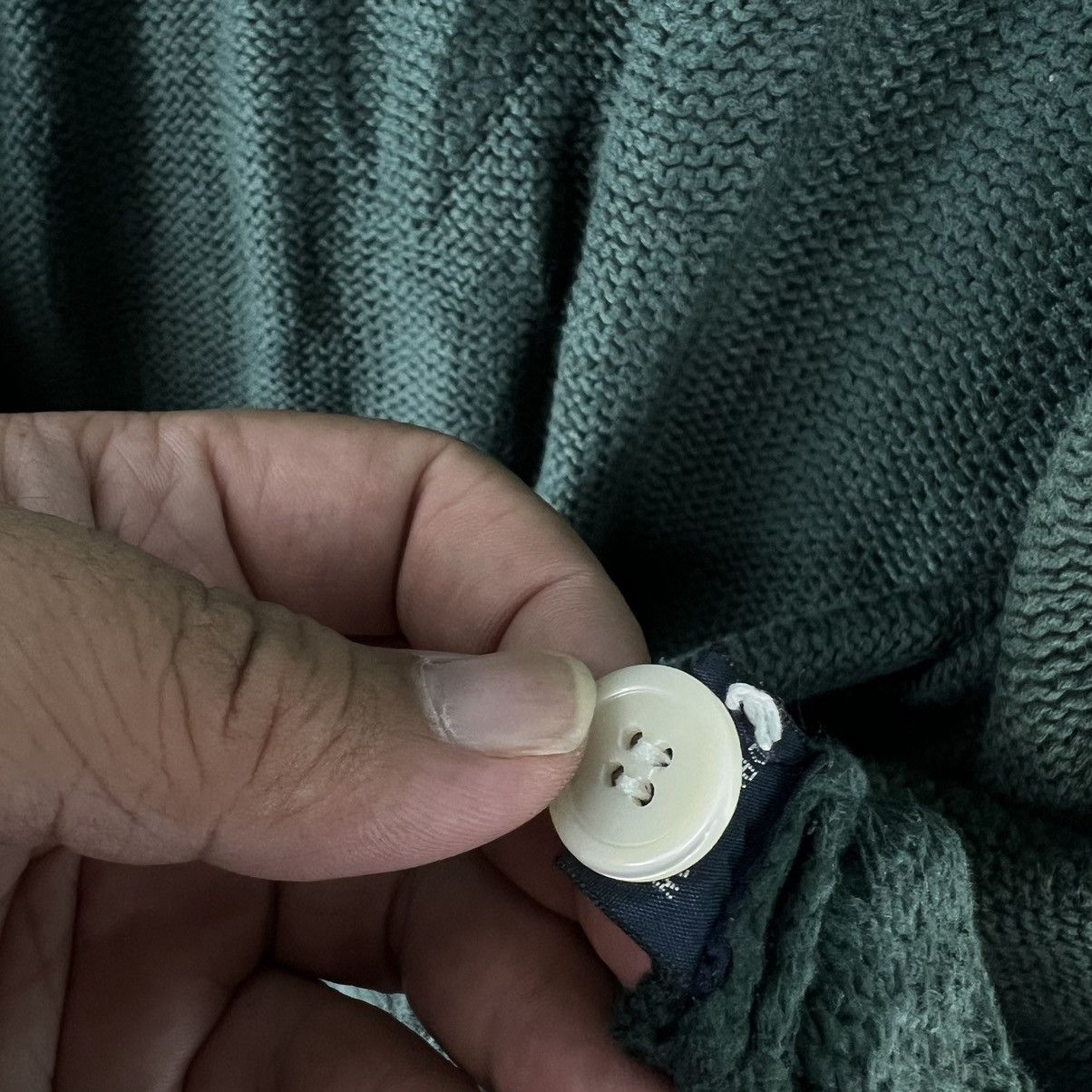 Polo Ralph Lauren 🔥VINTAGE KNIT CARDIGAN JACKET POLO RALPH LAUREN RICH GREEN Size US M / EU 48-50 / 2 - 9 Thumbnail