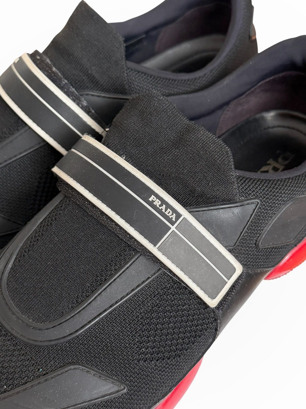 Prada Cloudbust Black Red Bottom Soul Size US 12 / EU 45 - 3 Thumbnail