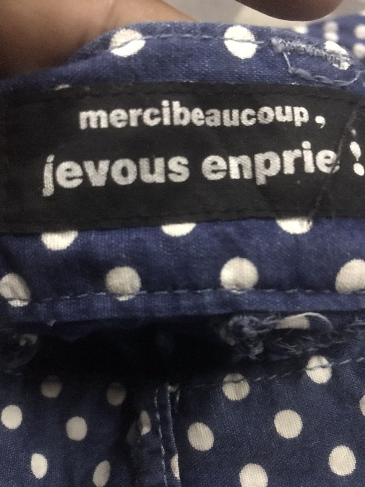 Issey Miyake × mercibeaucoup Mercibeaucoup By Issey Miyake Polkadot Long Rise Pant Size US 29 - 4 Thumbnail