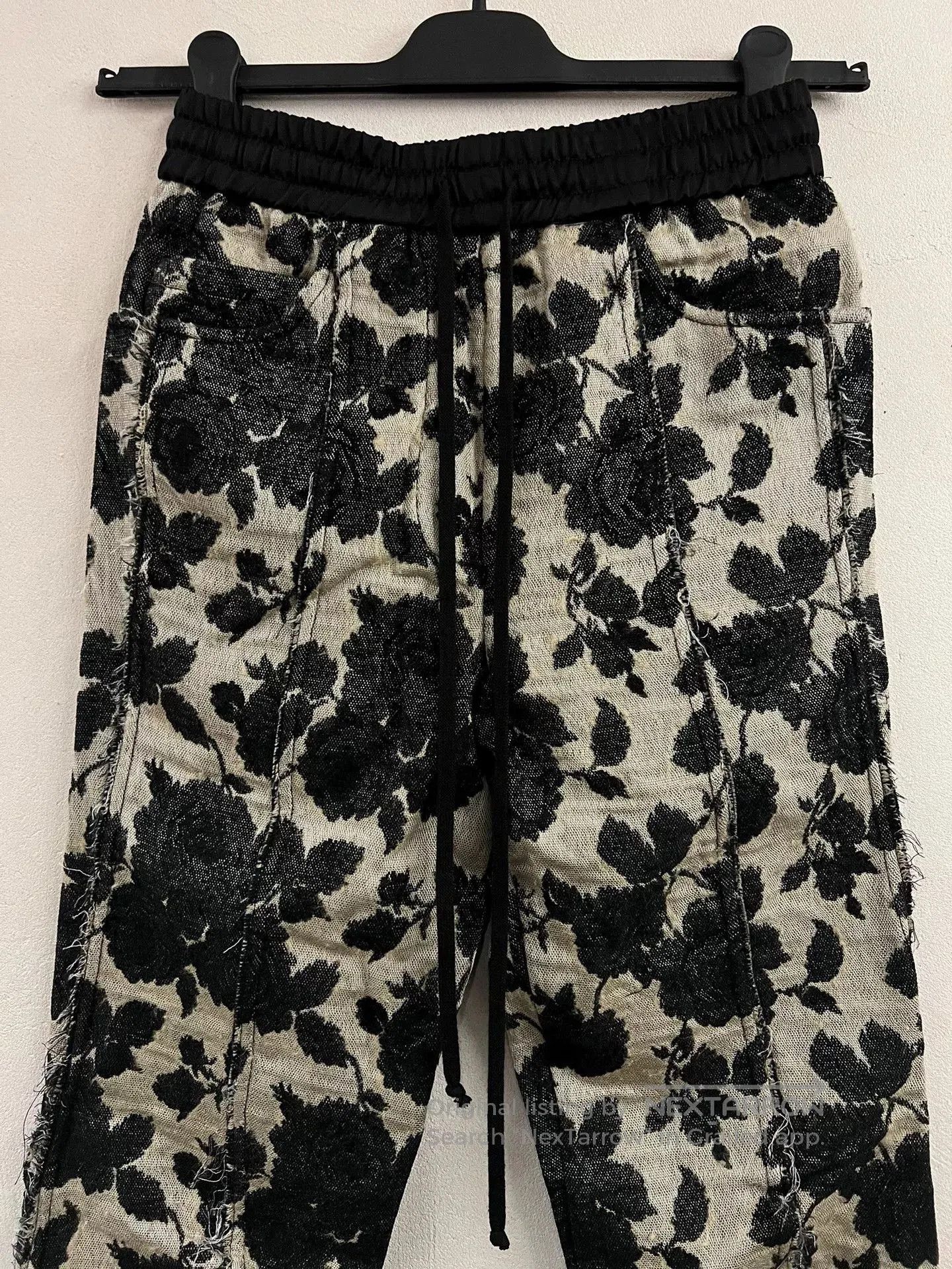 Song For The Mute Floral Patterned Fringe Pants by Song for the Mute. Size 28" / US 6 / IT 42 - 2 Thumbnail