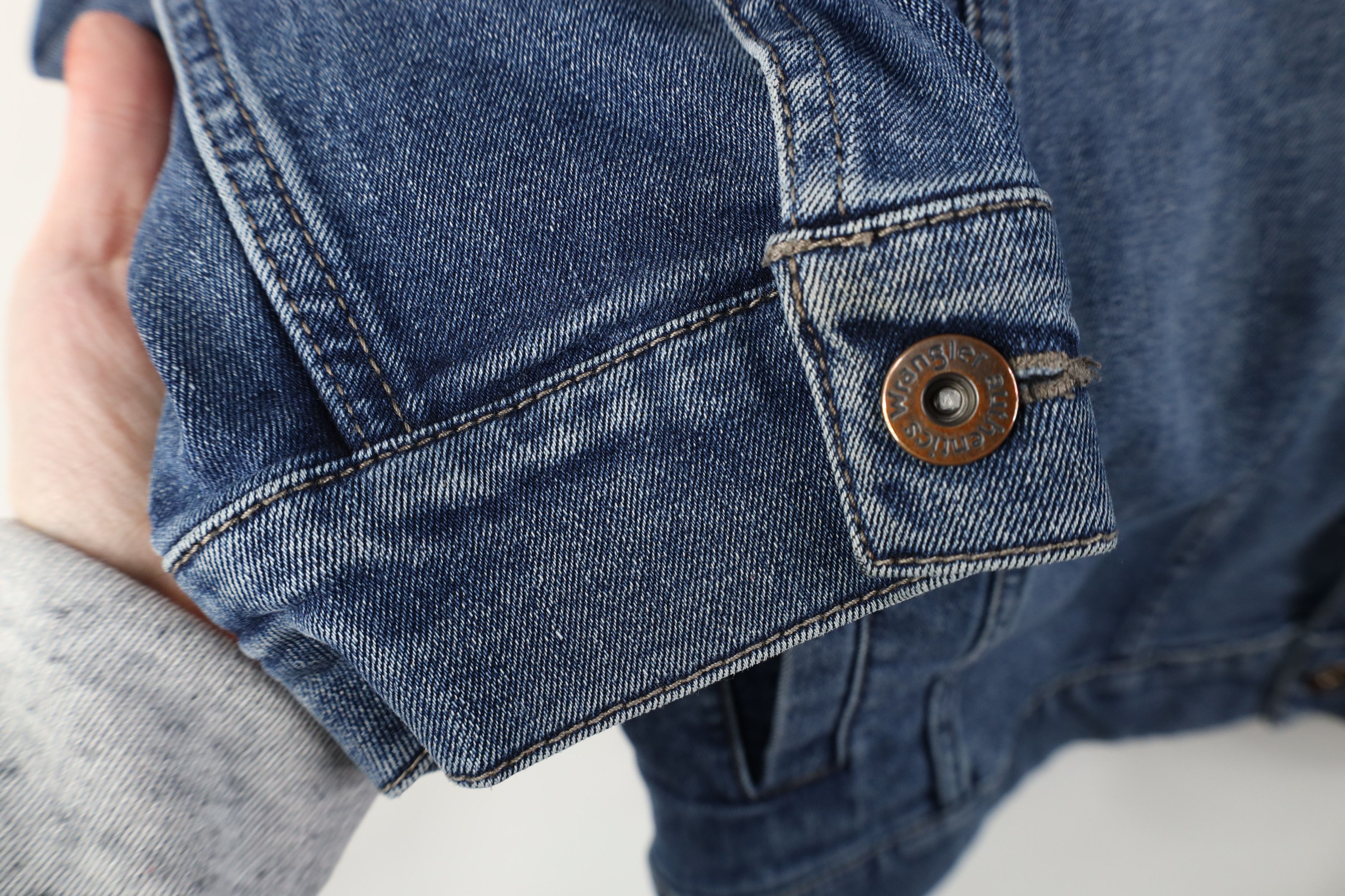 Wrangler Vintage Y2K Wrangler Denim Jean Trucker Jacket Blue Cotton Size US XL / EU 56 / 4 - 6 Thumbnail