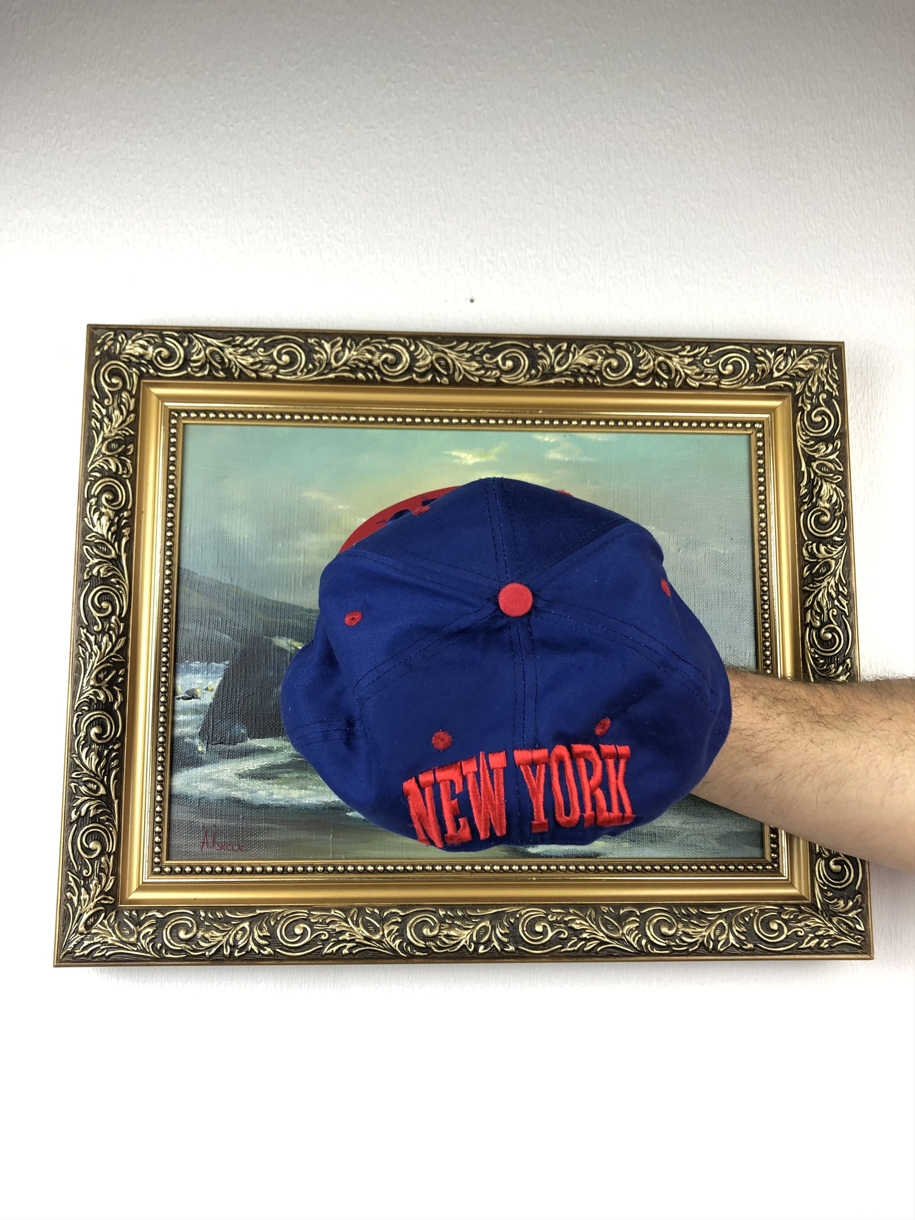 Vintage Vintage New York Giants Snapback Hat Cap Football NFL Rare Size ONE SIZE - 5 Thumbnail