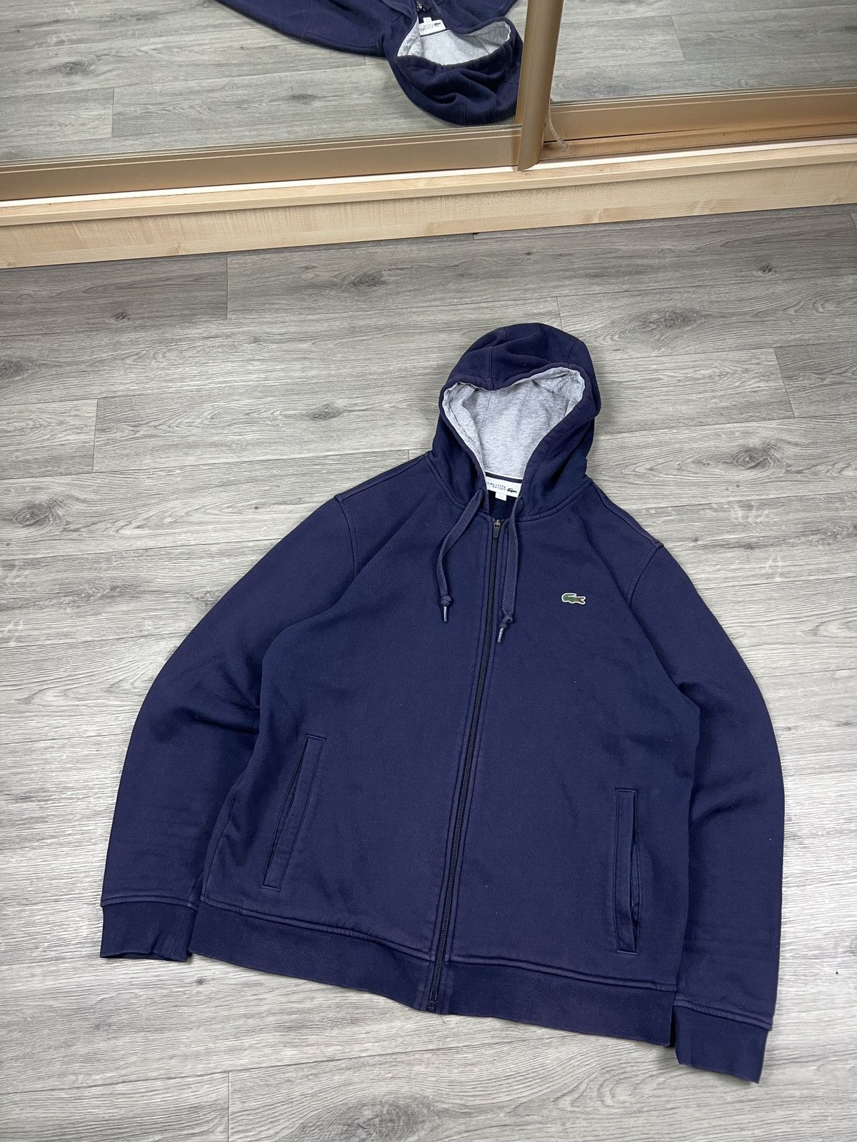 Lacoste Lacoste Men’s Men’s Classic Fit Zip-Up Hoodie Size US XL / EU 56 / 4 - 2 Thumbnail