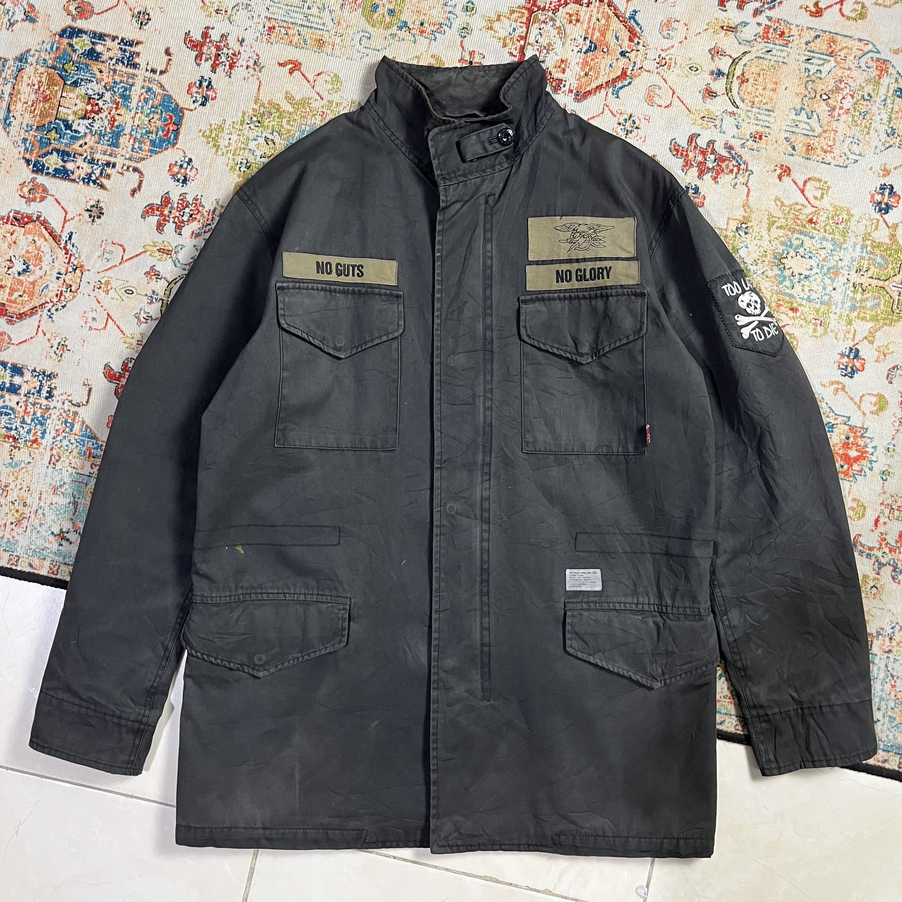 Cool💥 sun faded Wtaps m65 jacket