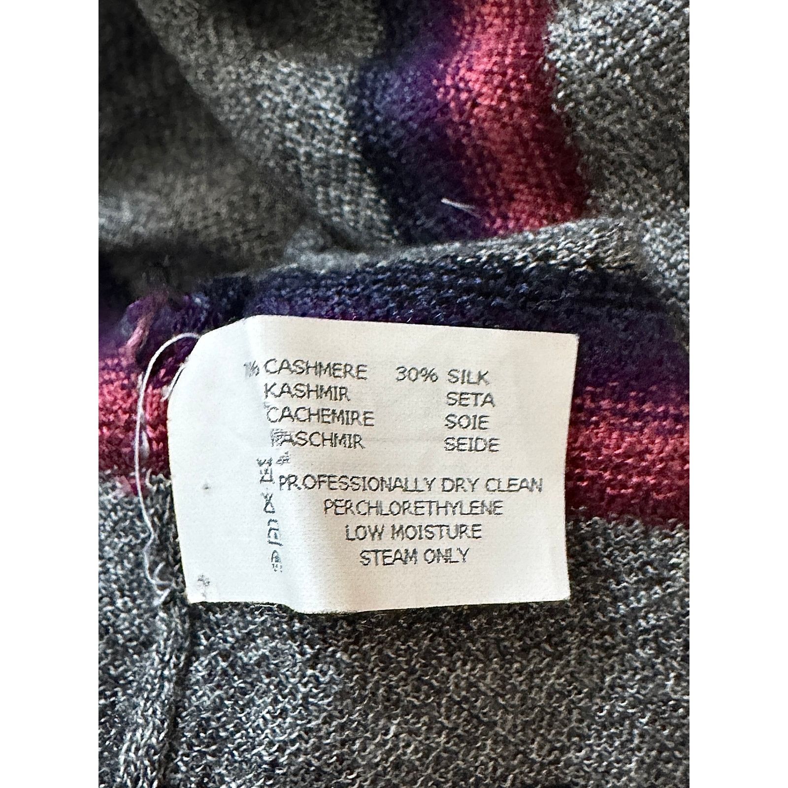 Missoni Missoni Men's Cashmere Turtleneck Size US M / EU 48-50 / 2 - 4 Thumbnail