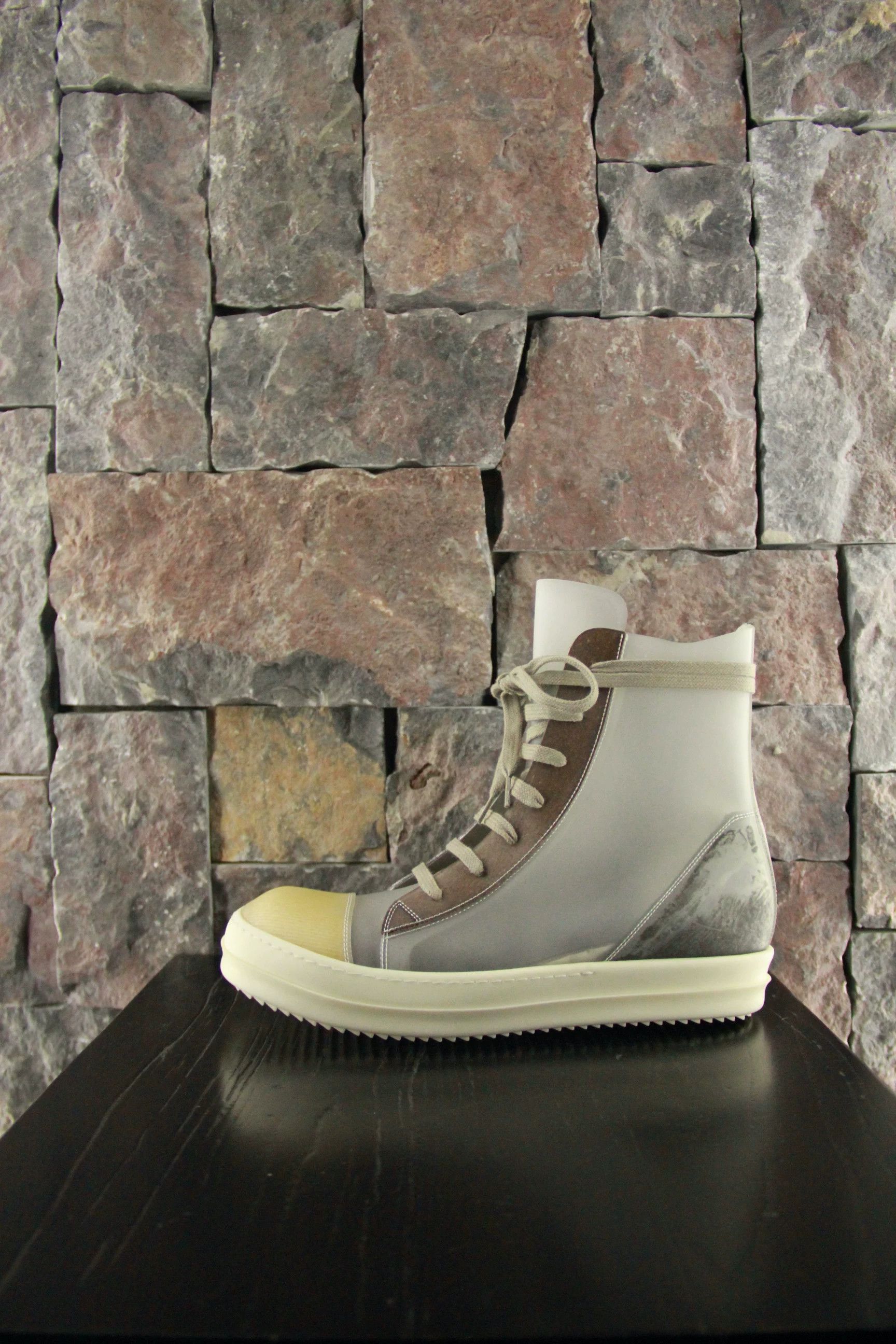 Rick Owens Rick Owens White Hitop Sneakers Men 9 Size US 9 / EU 42 - 1 Thumbnail