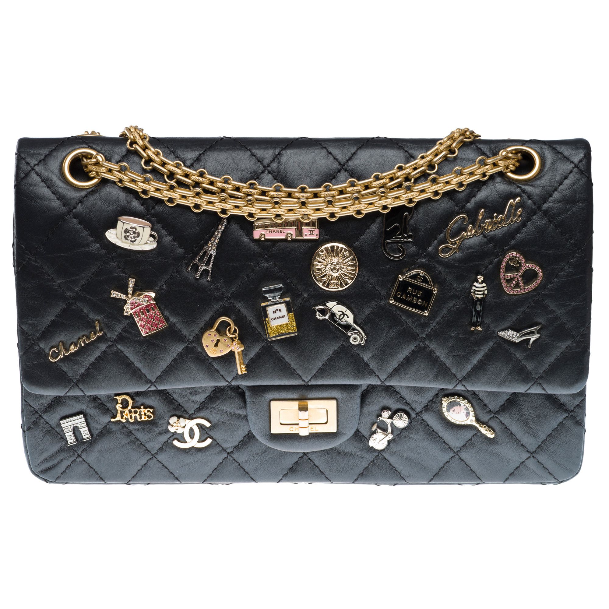 Chanel Chanel 2.55 in Black Leather Size ONE SIZE - 3 Thumbnail