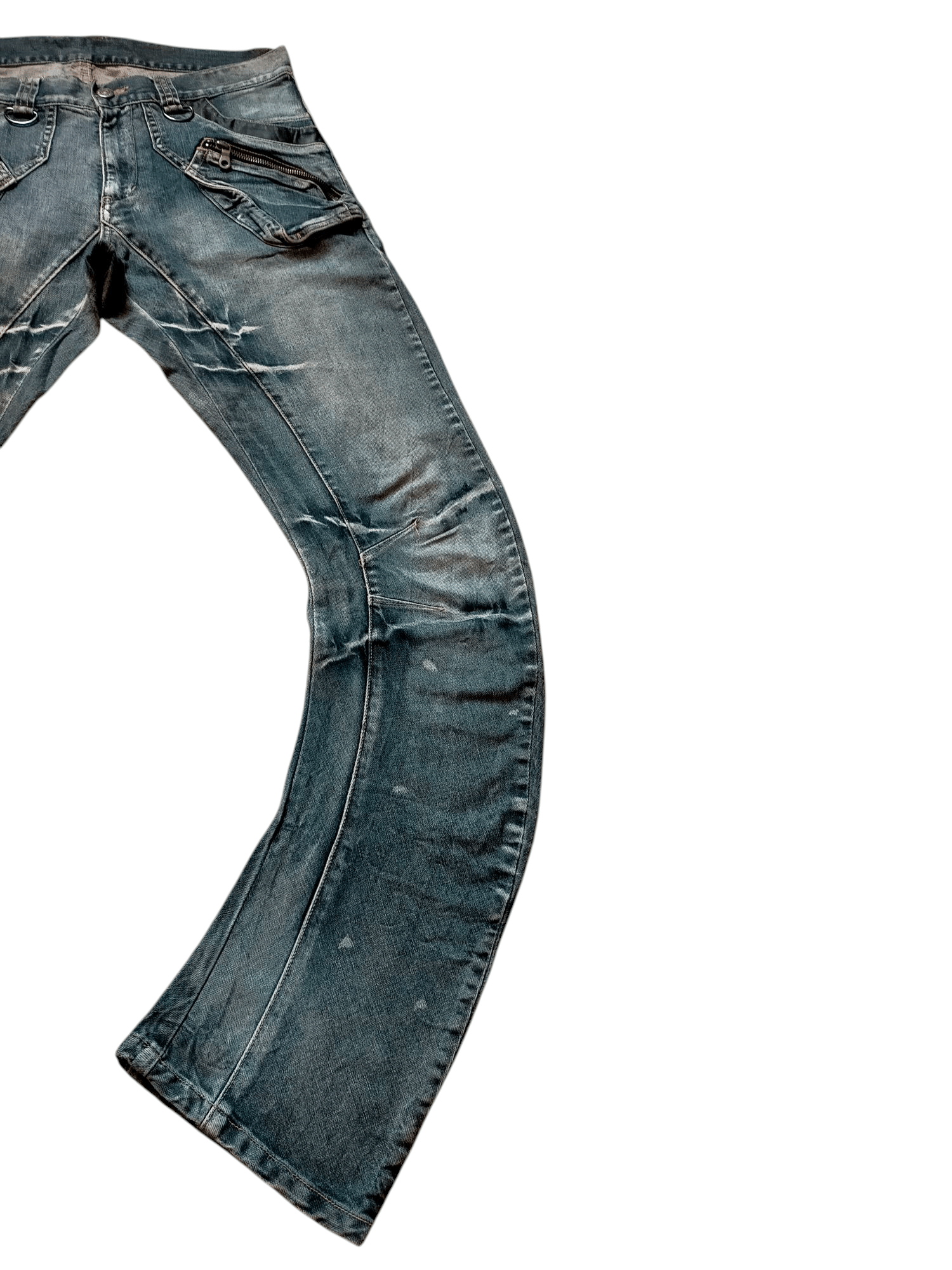 PPFM PPFM Japan Curve Paint Denim Size US 33 - 12 Thumbnail