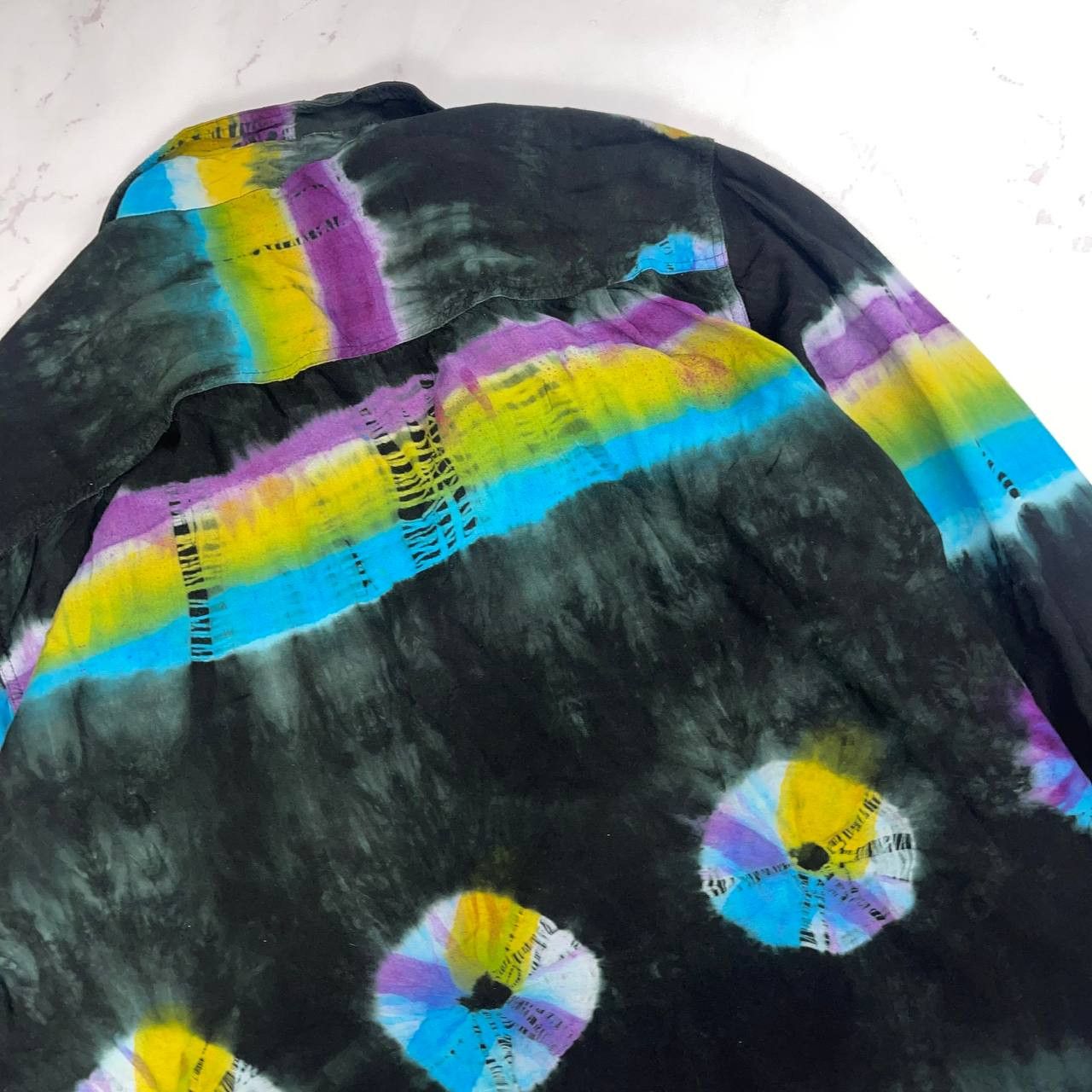 Vintage Vintage Shirt Made in India Flowers Avant-garde Size US XXL / EU 58 / 5 - 9 Thumbnail