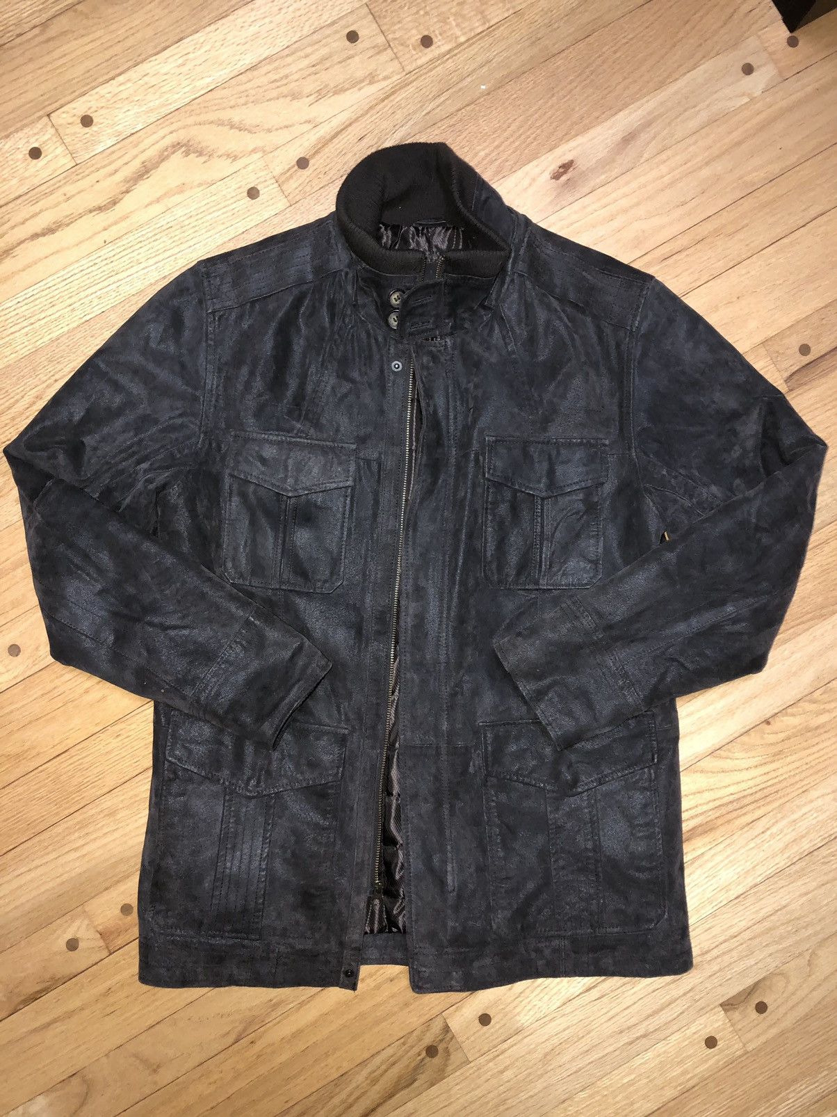 St Johns Bay Suede Jacket Grailed