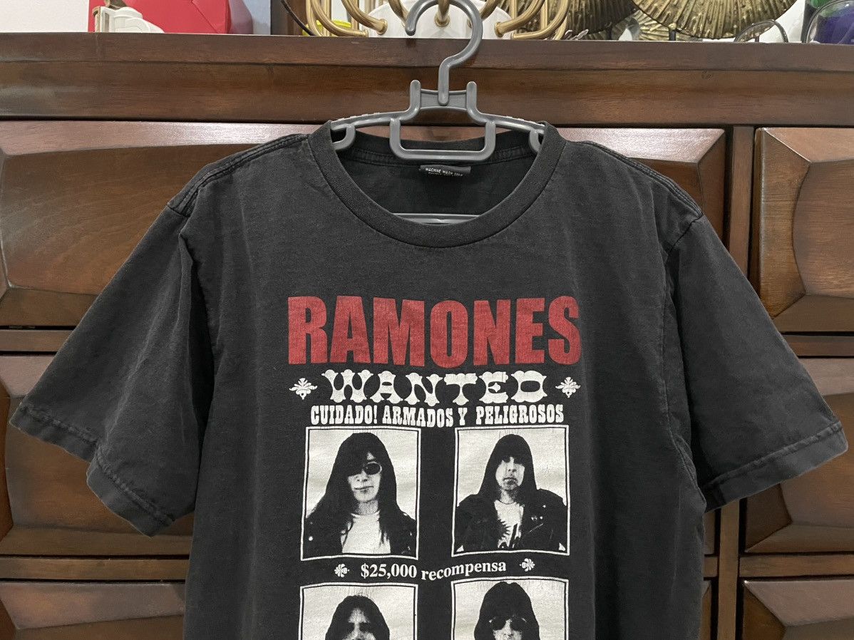 Band Tees Vintage The Ramones Line Up Mirror Print Size US L / EU 52-54 / 3 - 4 Thumbnail